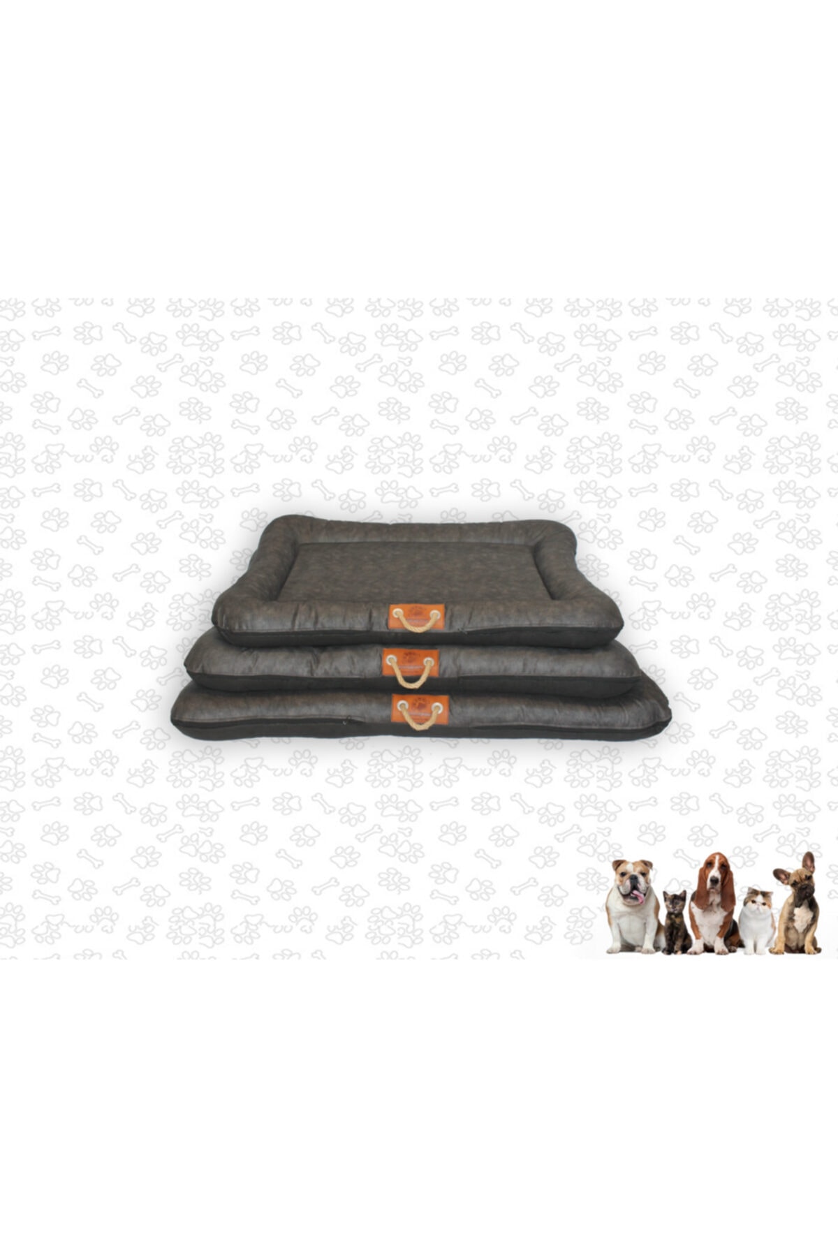 Pawpaw Petshop Pawpaw Harlem Özel Tasarım, Yıkanabilir, Kaliteli Köpek Ve Kedi Yatağı 90x110x16