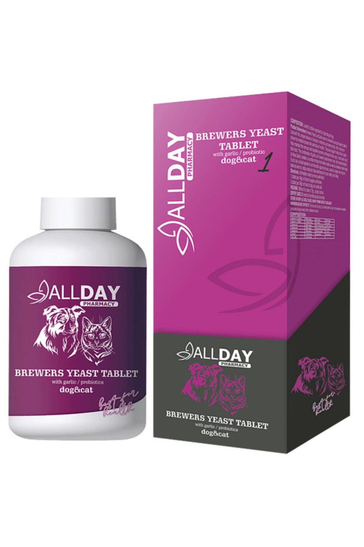 ALLDAY Brewers Yeast Tablet (tüy Dökülme Önleyici) Kedi & Köpek 75 Gr