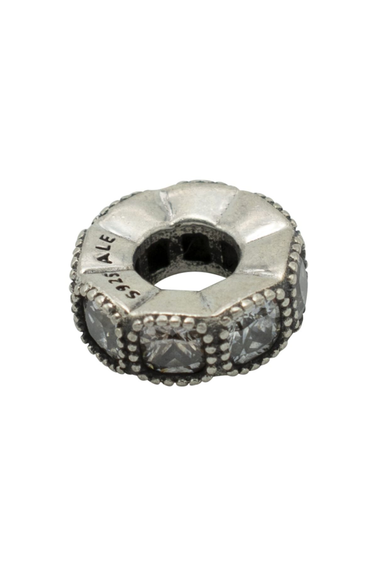 Nur Silver Pandora İnce Taşlı Charm