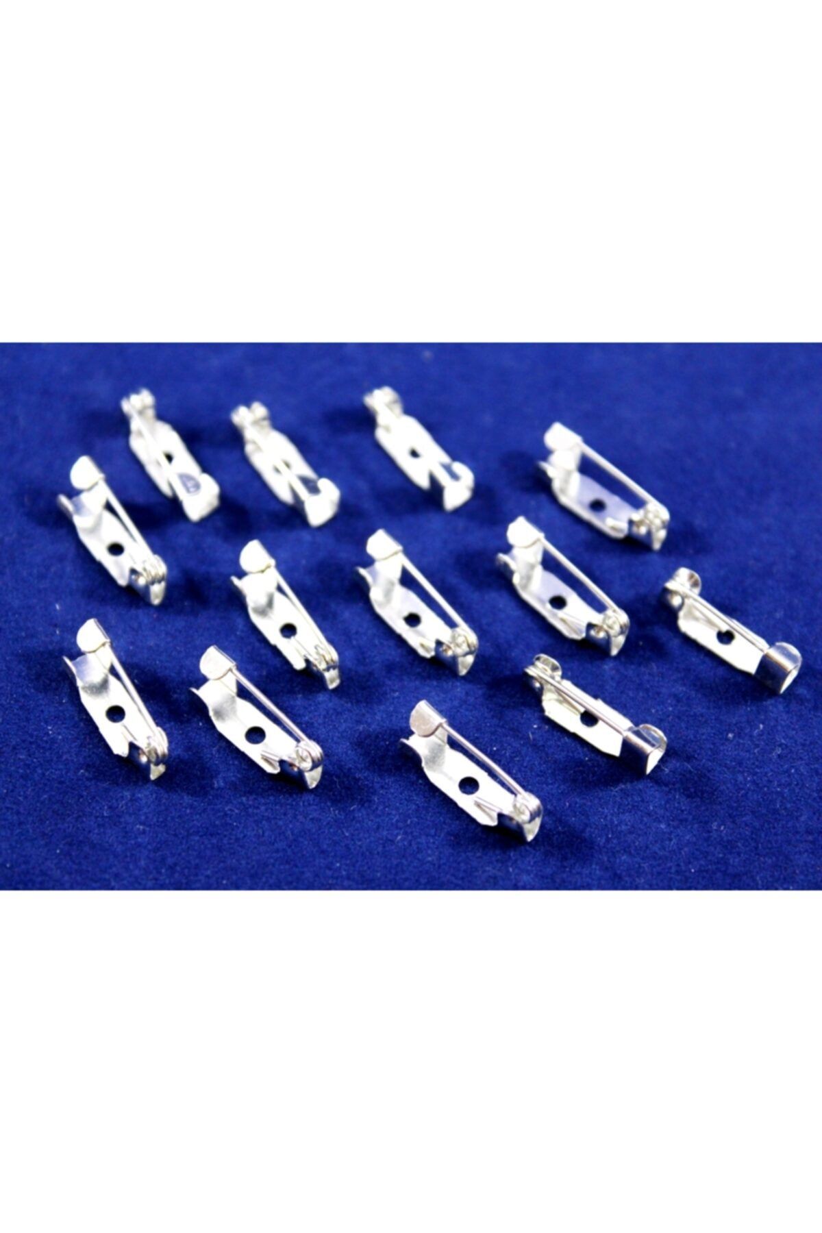 YF STORE 50 Adet - 1.5 Cm Broş Iğnesi, Nikel Kaplama