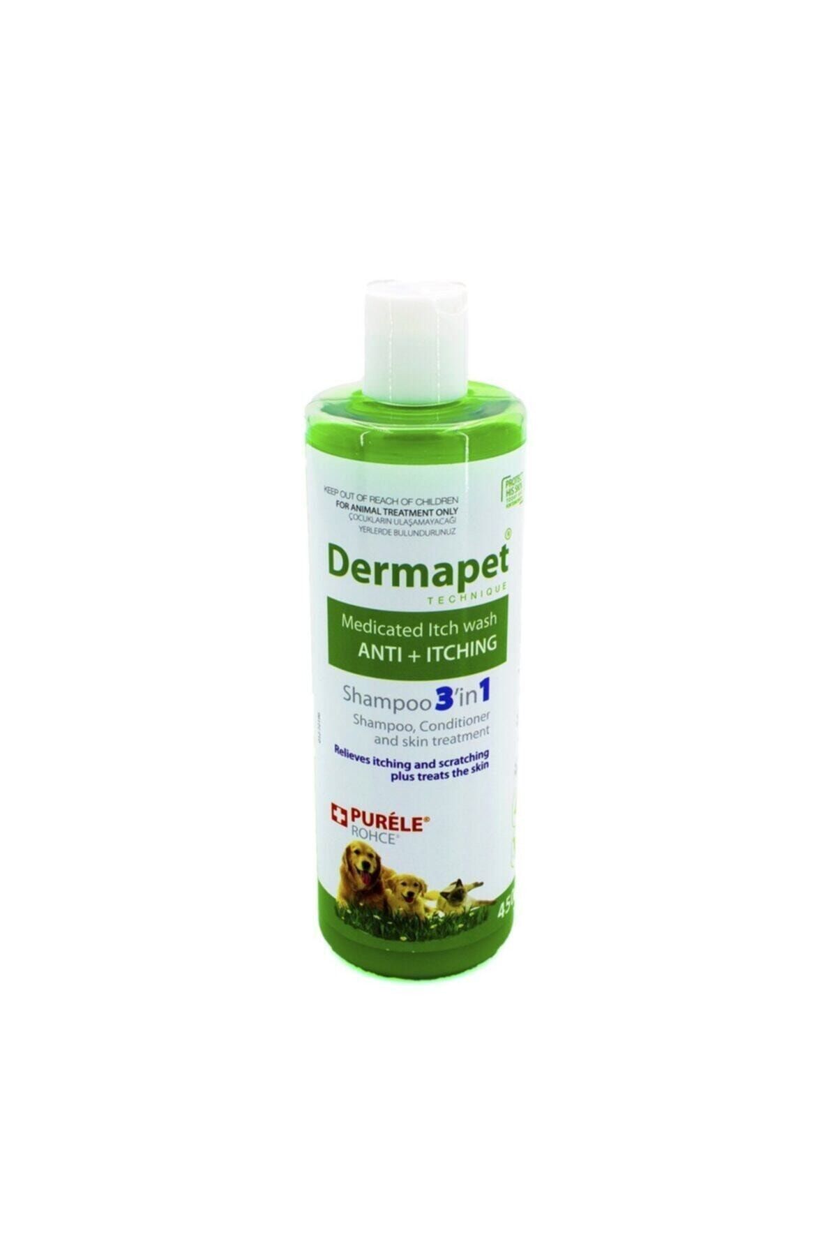 Purele Dermapet Kedi Köpek Şampuanı 3in1 Plus 450 ml