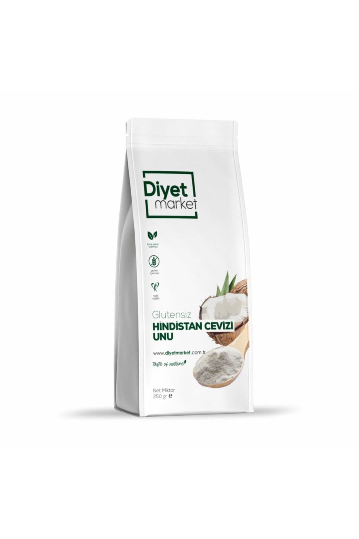 DİYET MARKET Glütensiz Hindistan Cevizi Unu 250 gr