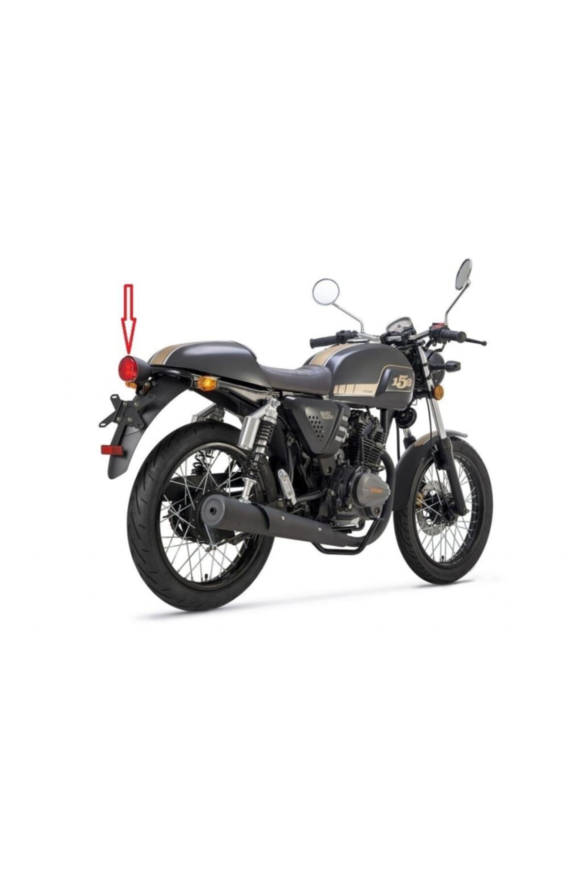 RKS Cafe Racer152 Arka Stop Orjinal