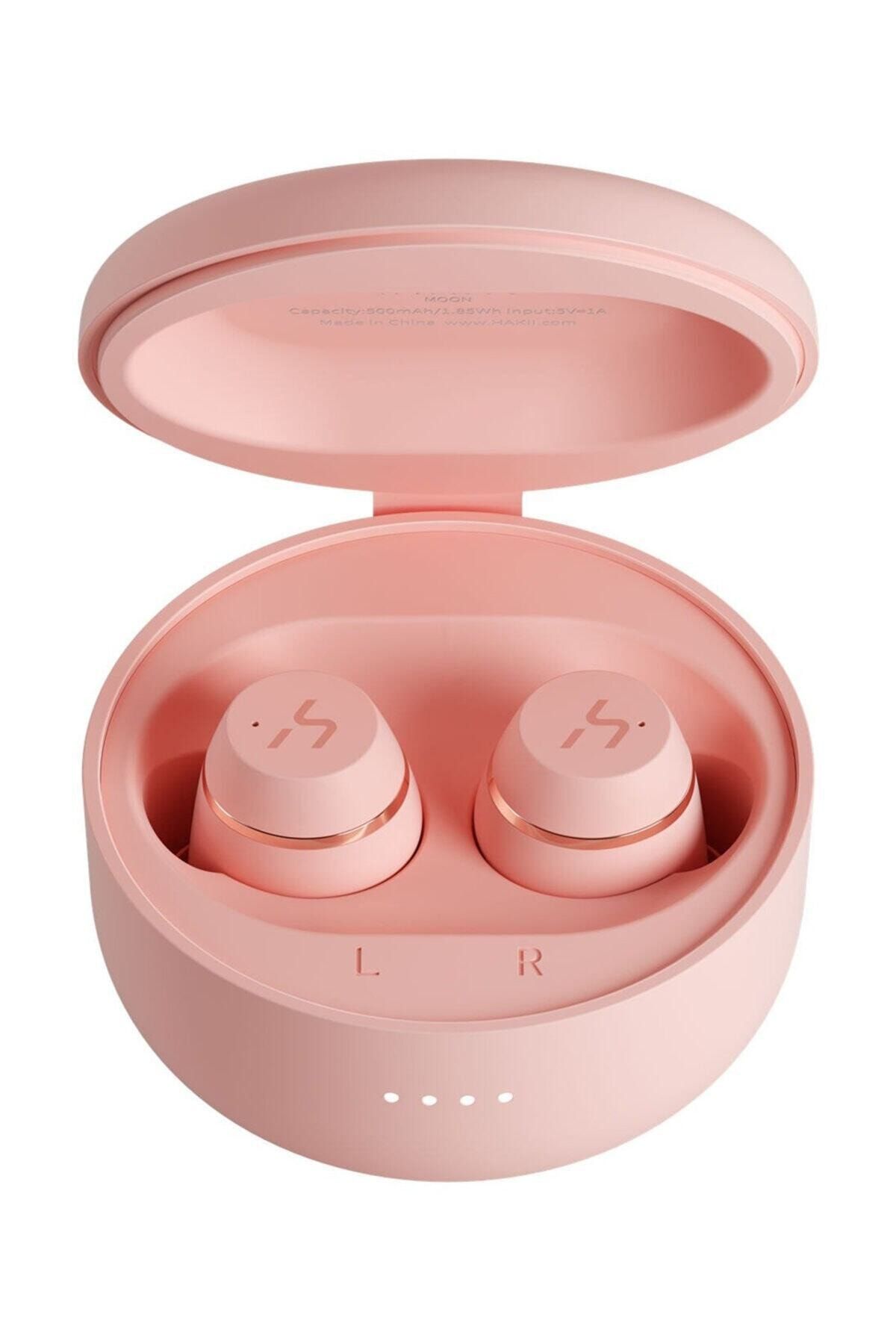 Hakii Moon IPX5 Bluetooth Kulaklık - Pembe