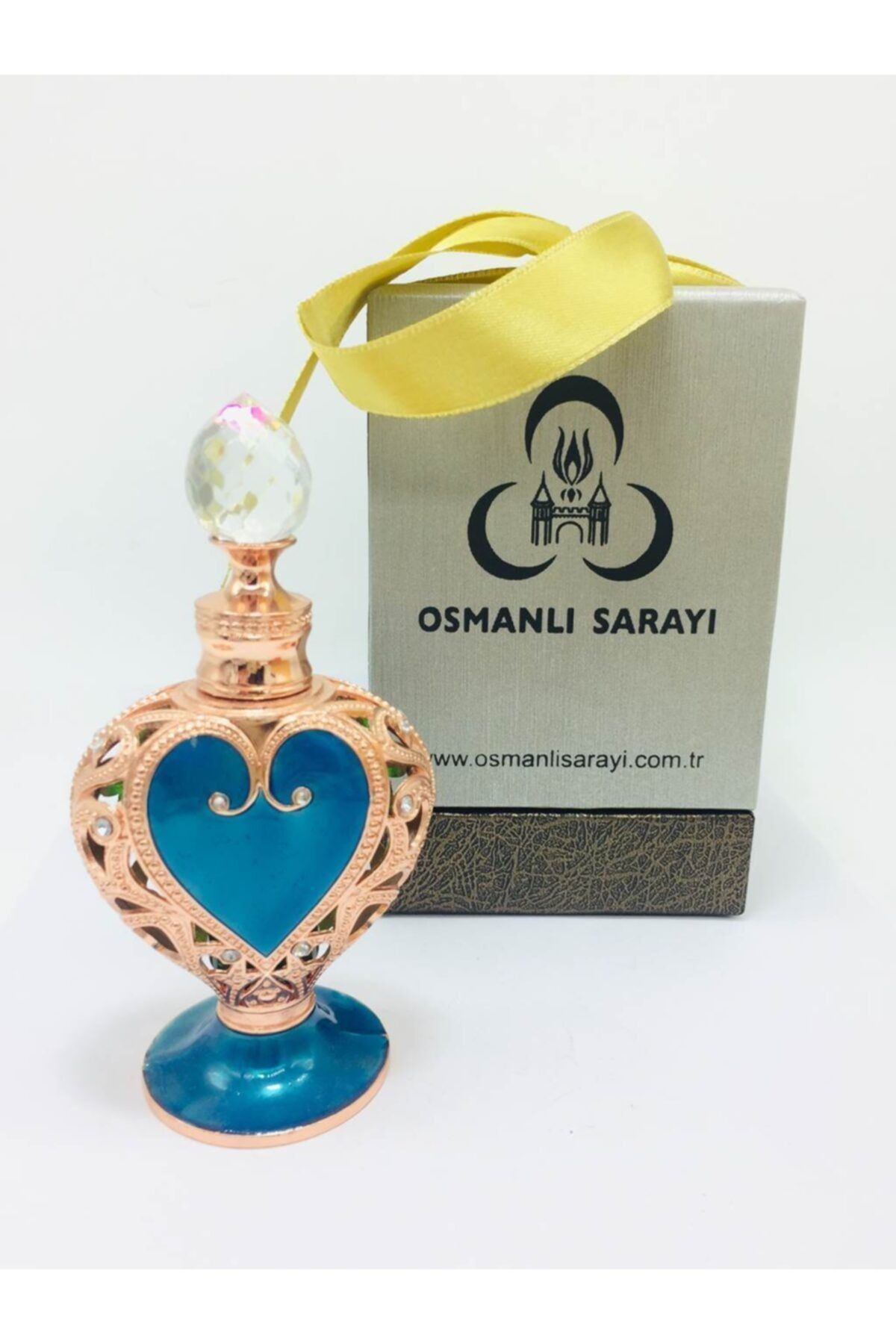 Osmanlı Sarayı Harem Kokusu Pembe Kalp Tasarım Şişe 12gr