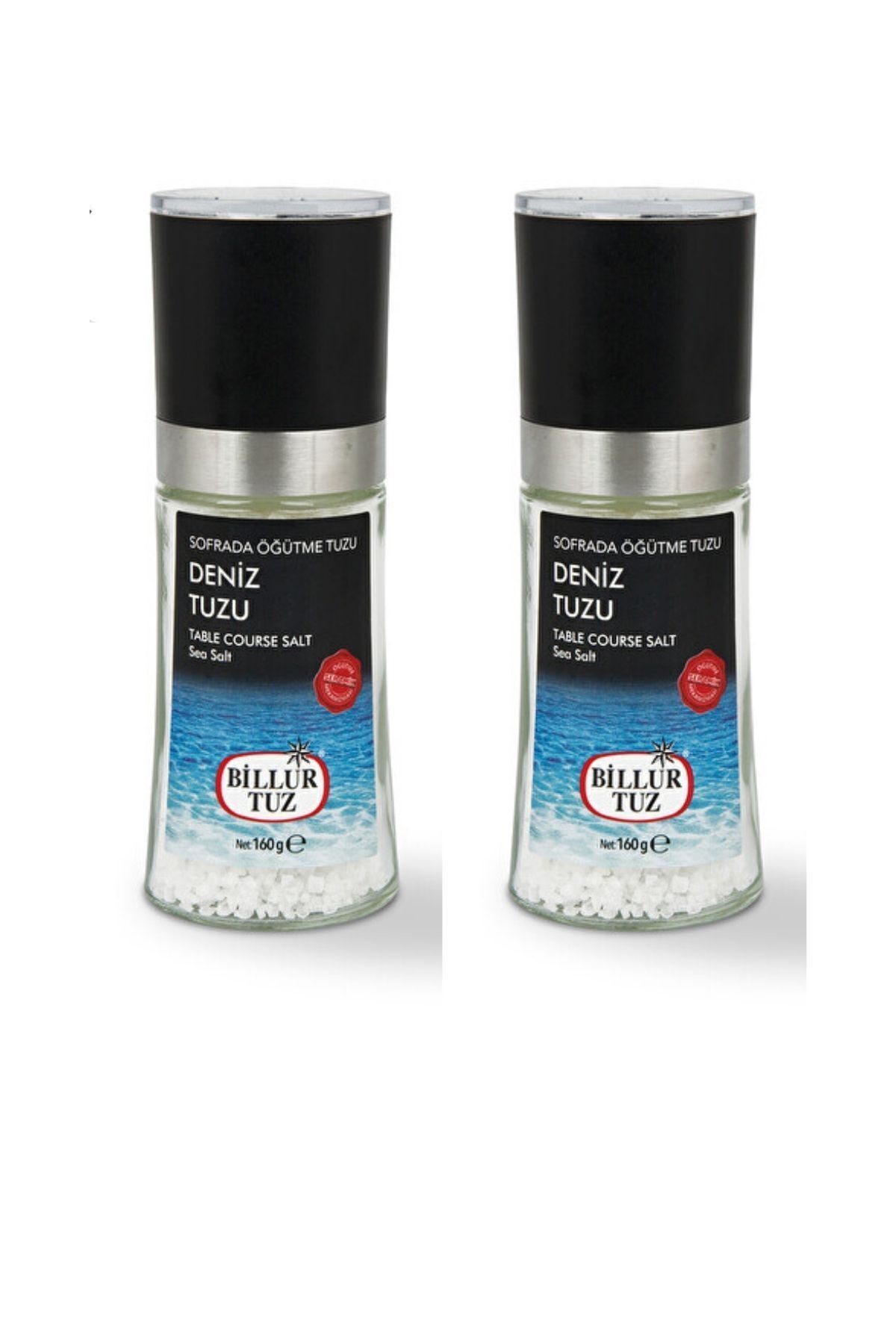Billur Tuz Sofrada Öğütme Tuzu (2 Adet)2x160gr (deniz Tuzu)