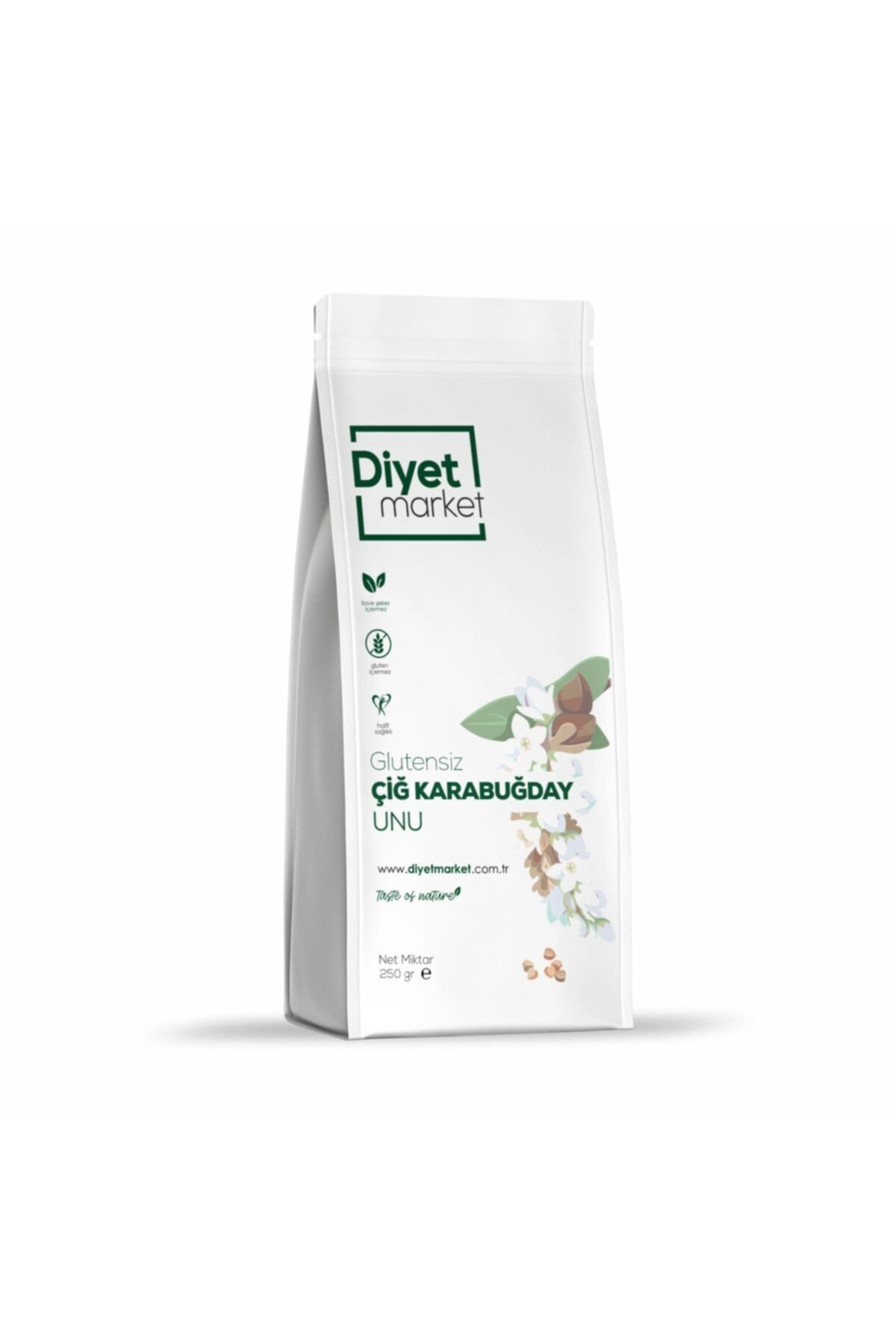 DİYET MARKET Glütensiz Çiğ Karabuğday Unu 250 Gr