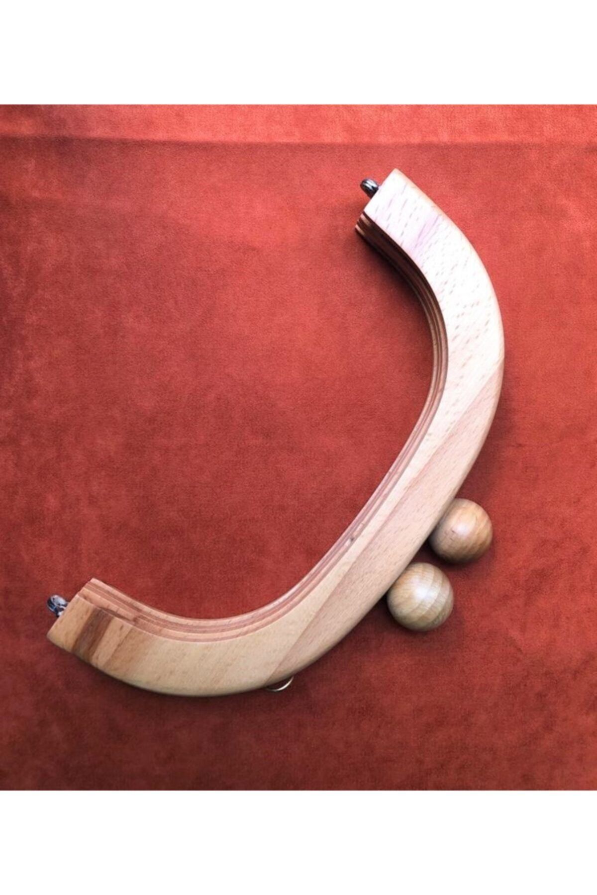 İğne İplik Hobi Ahşap Çanta Bursu 21 Cm