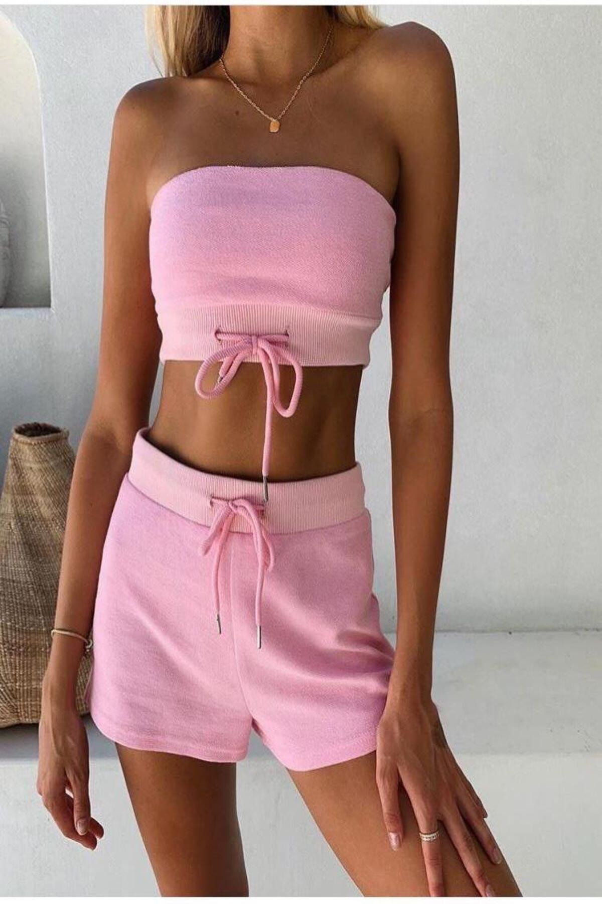 Fashiontayt Ikili Şort Takım