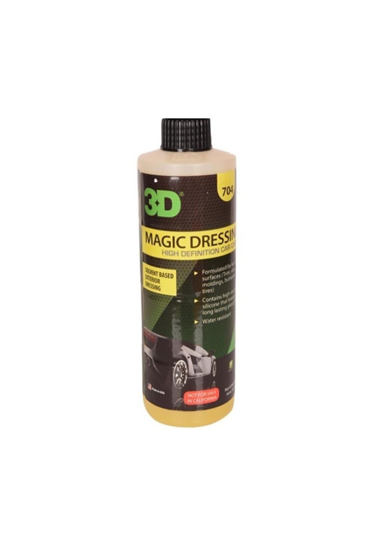 3D Magic Dressing-solvent Bazlı Lastik Parlatıcı 500ml