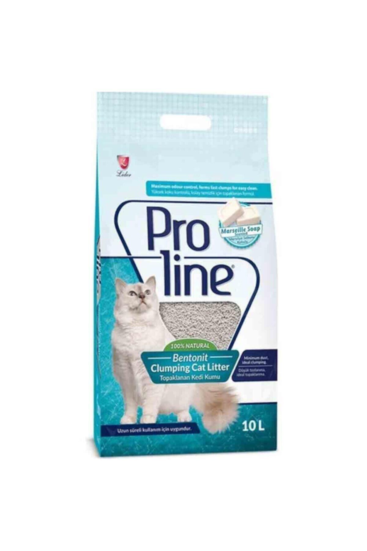 Pro Line Marsilya Sabunu Kokulu Bentonit Kedi Kumu 10 Lt