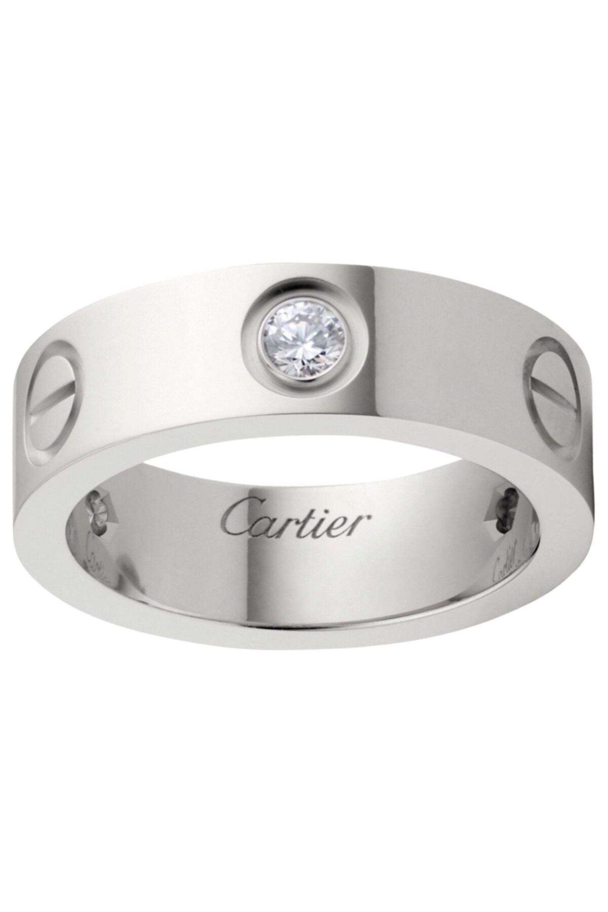 Alaçatı Accesories Gümüş Renk 1.kalite Cartier Yüzük Çelik