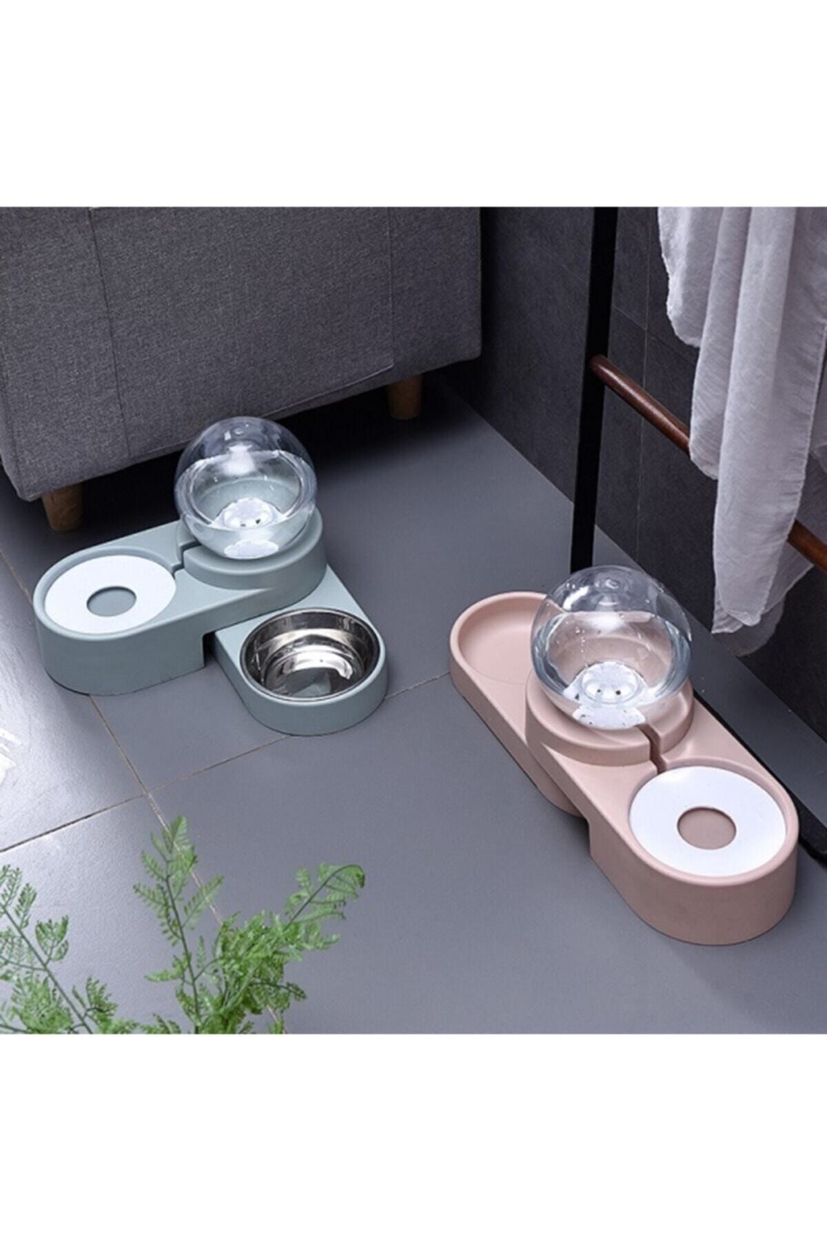 Ucuz Plak & Pikap Hediyelik Eşya Mikopet Round Kedi Köpek Mama Su Kabı