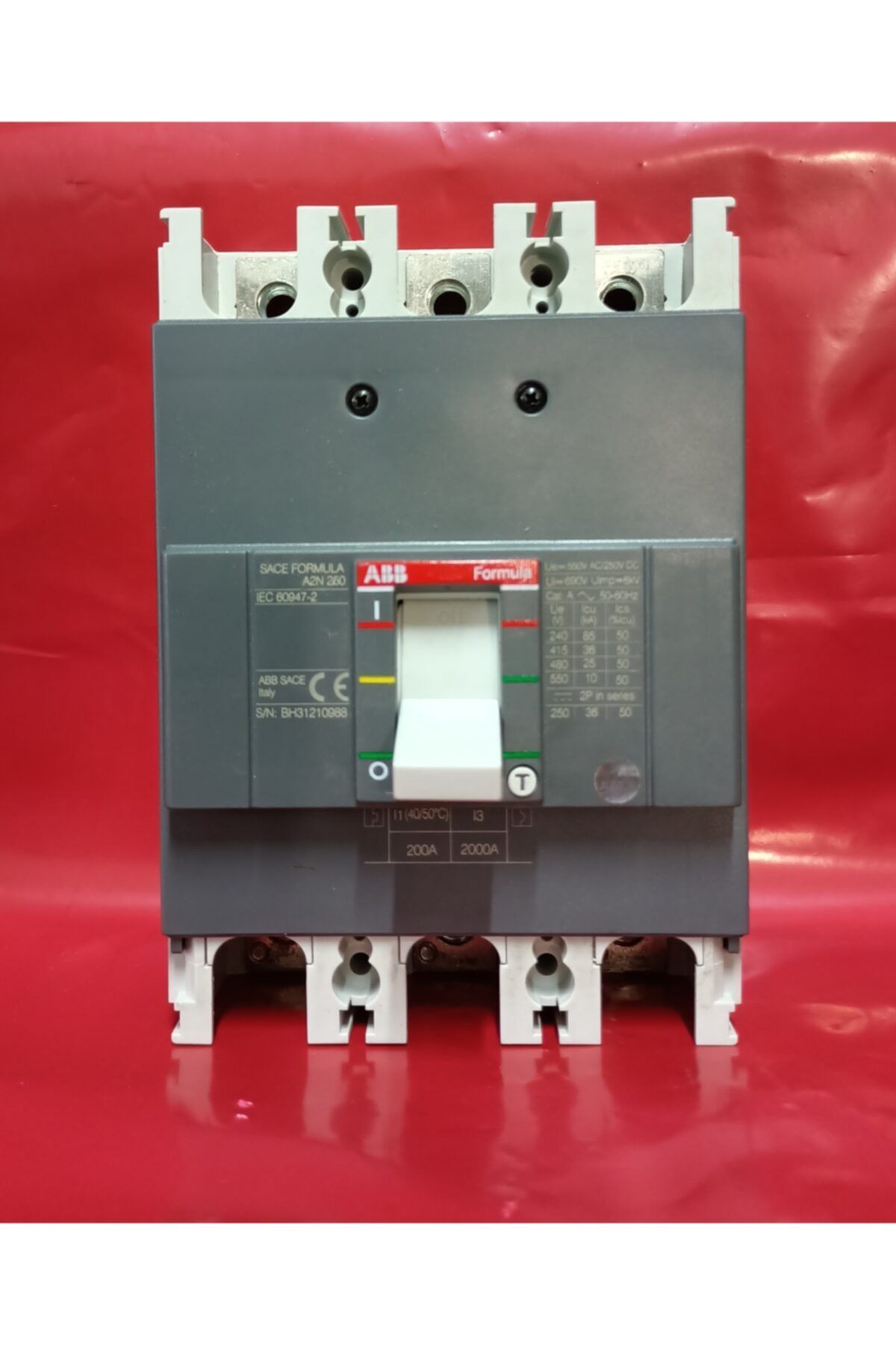 ABB 1sda066784r1 Formula Kompakt Şalter A2n 200a 36ka