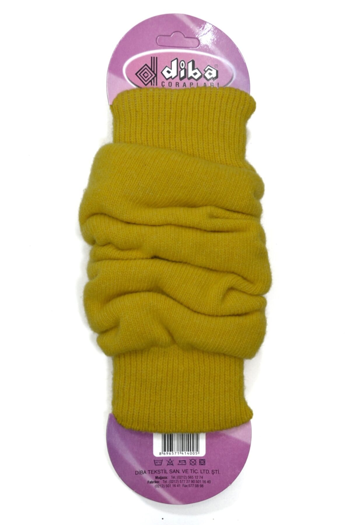 GNC Style Lambswool Yün Kadın Kalın Kışlık Diba Limon Dizlik Tozluk