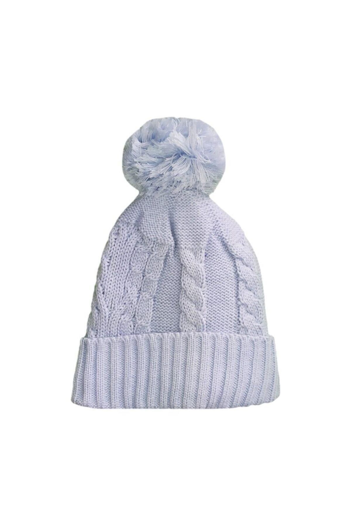 andywawa Ac20352 Triko Şapka Bere Blue