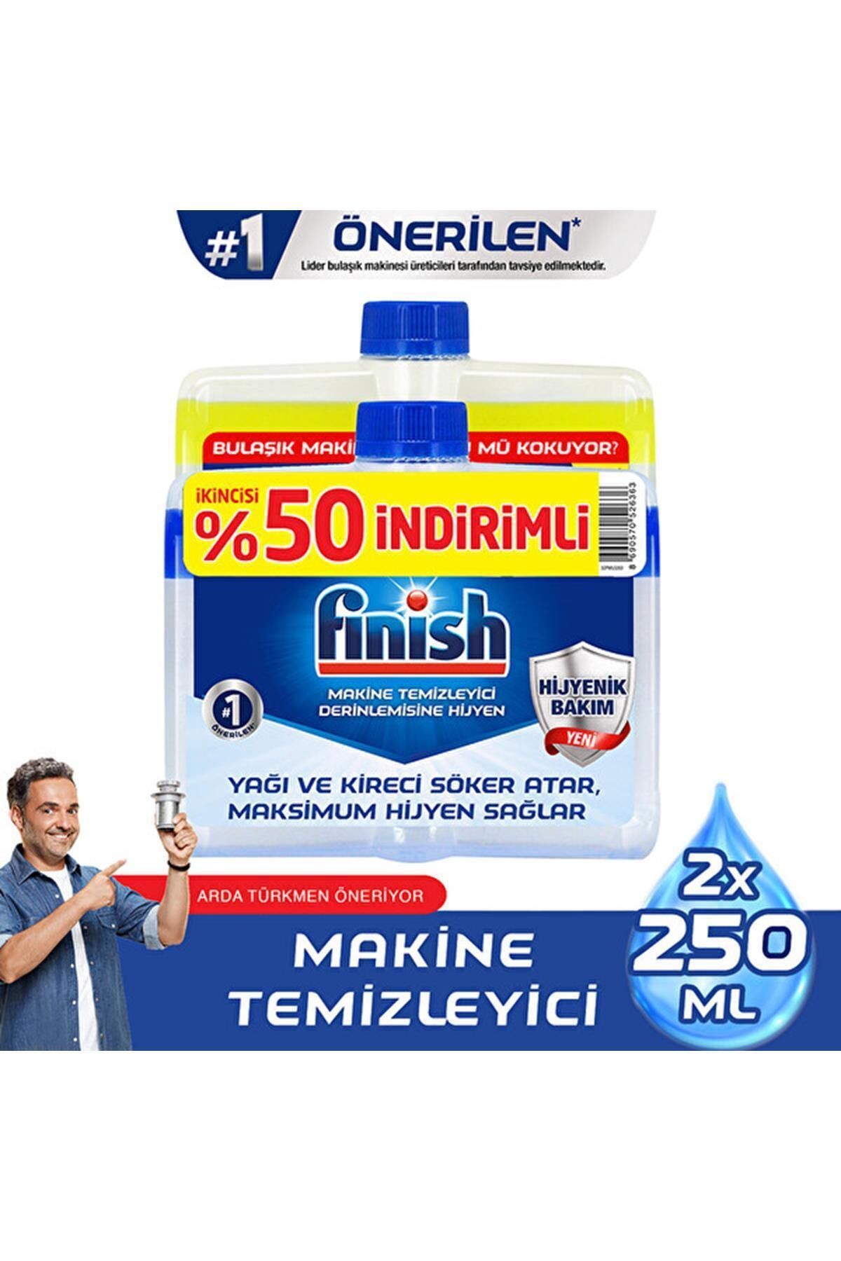 Finish Marka: Fınısh Bulaşık Makinesi Temizleyici Sıvı 2x250 Ml