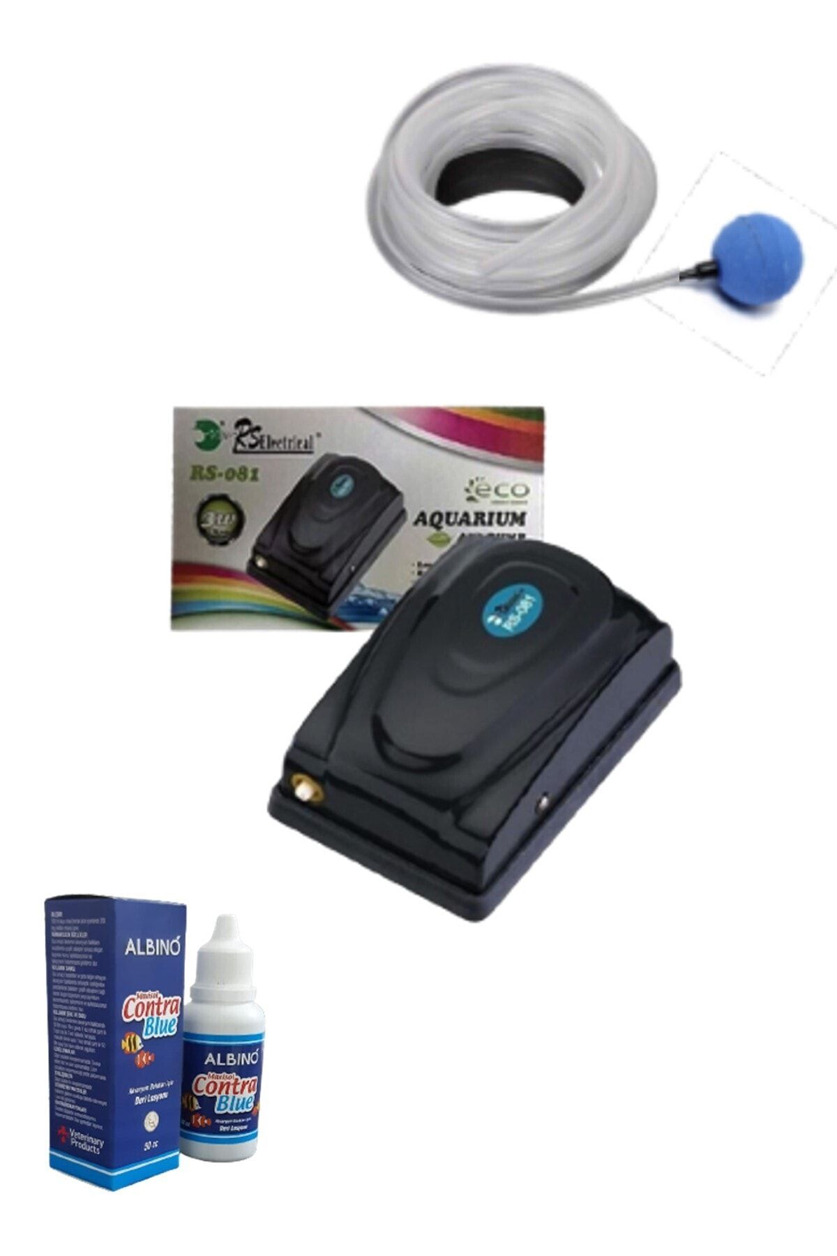 alişpet Rs Electrical Hava Motoru Paketi (tek Çıkışlı 2,5 Lt/min 3w)