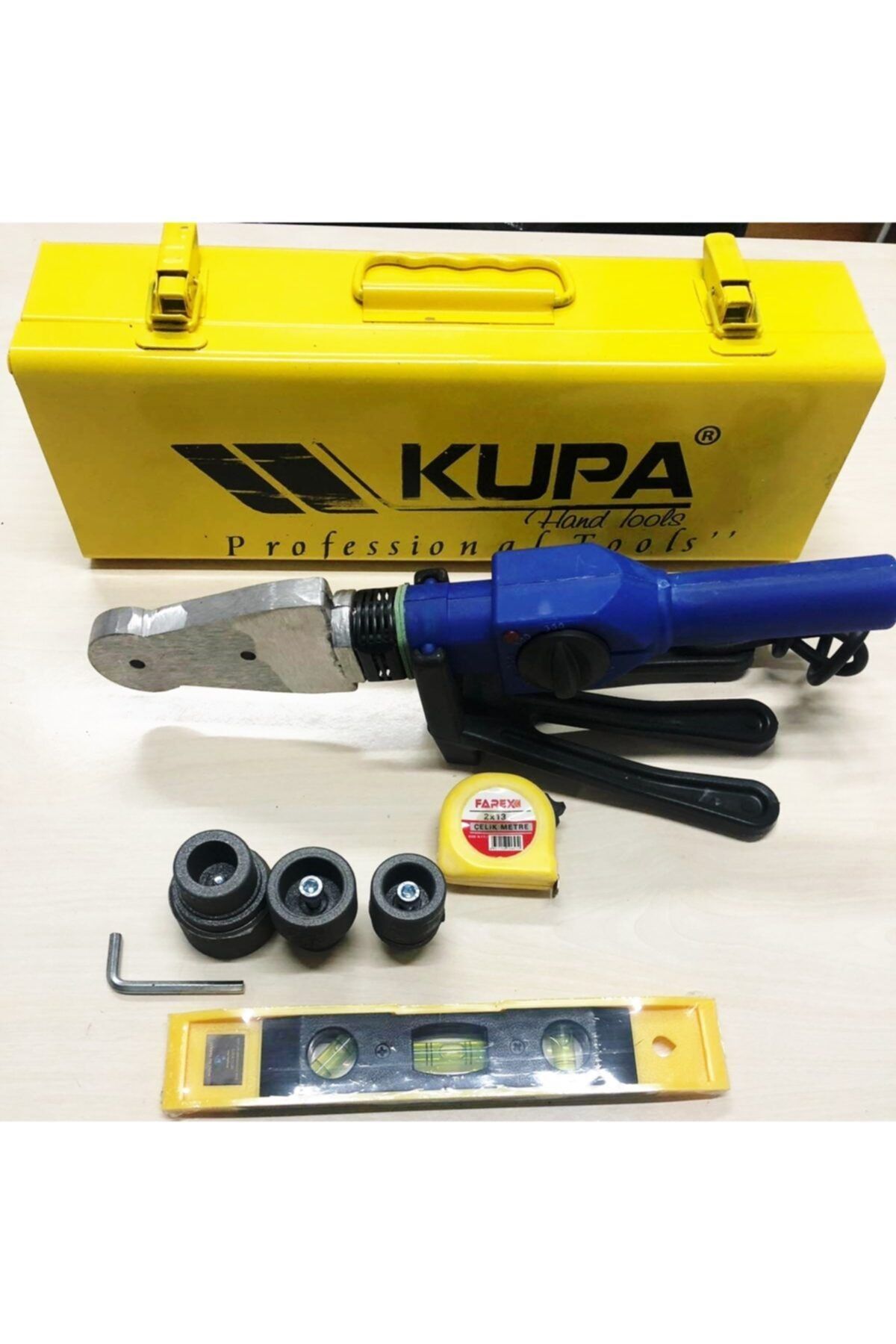 Kupa Hobi Boru Pvc Kaynak Makinesi Dereceli Su Ve Şerit Metreli