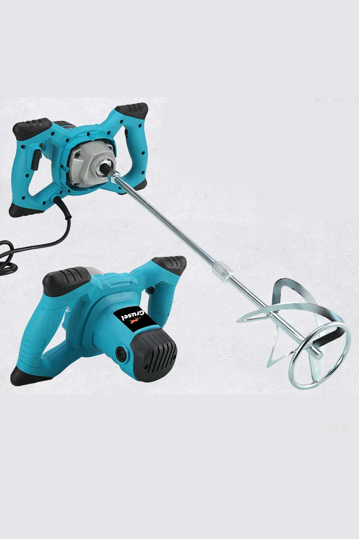 Grusel 5300 W 6 Kademe Devir Ayarlı Elektirikli Alçı Boya Ve Harç Karıştırıcı Mikser