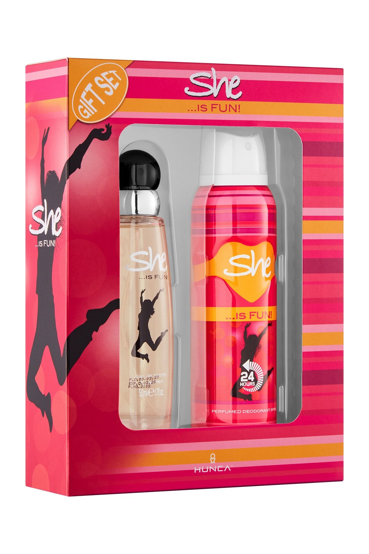 She Is Fun Kadın Parfüm Edt 50 Ml + 150 Ml Deodorant