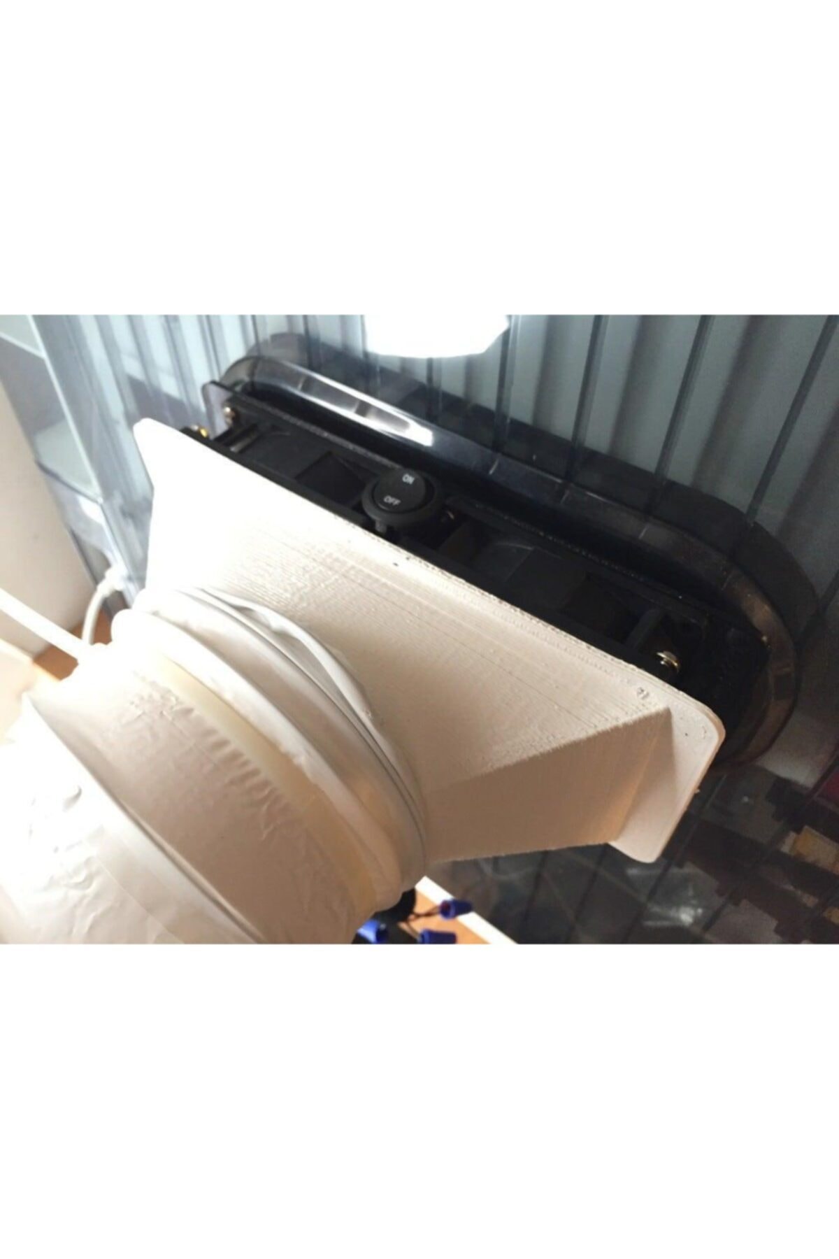 SudoCheap 80mm Fanlar 2 Ila 4 Kurutucu Kanalı Egzoz Için Da Vinci 1.0 Fan Tutucu Ile Iyi Çiftler Plastik