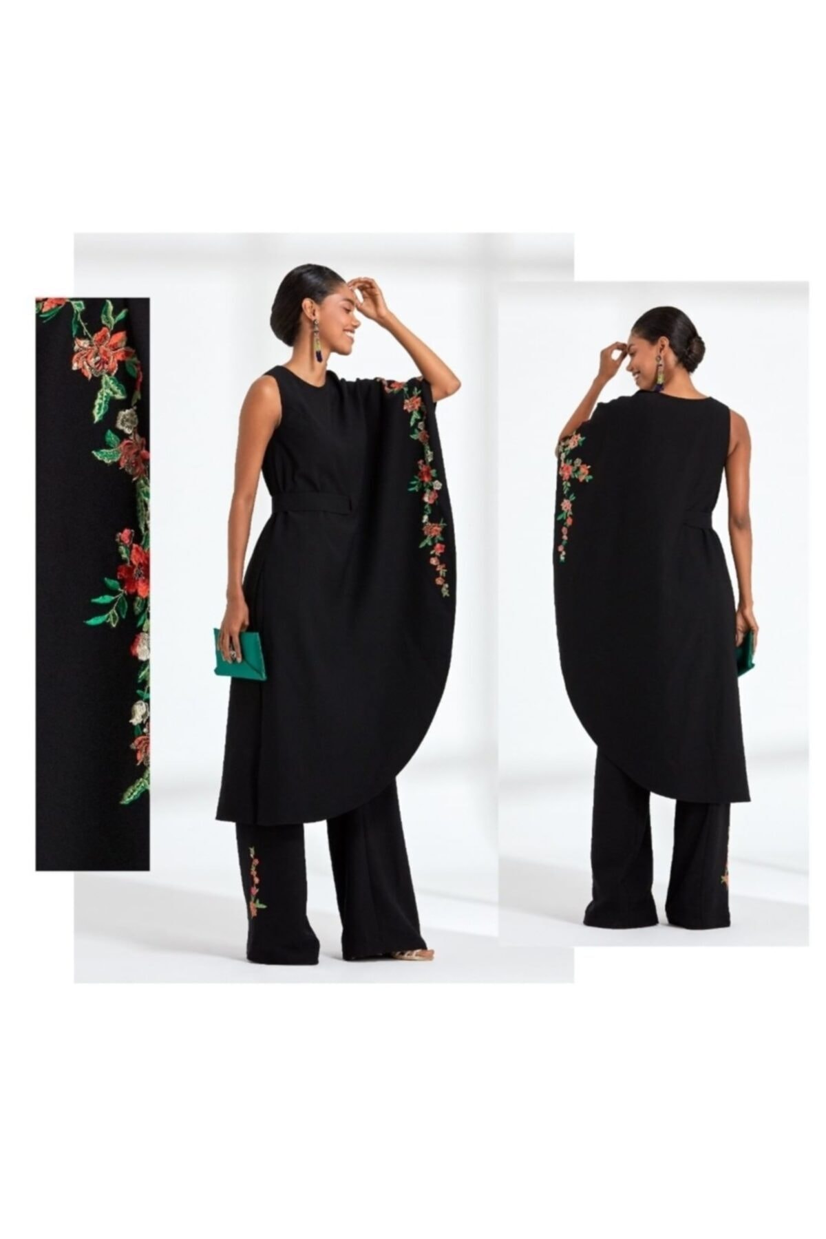 RENGIN Siyah Ikili Abiye Takım