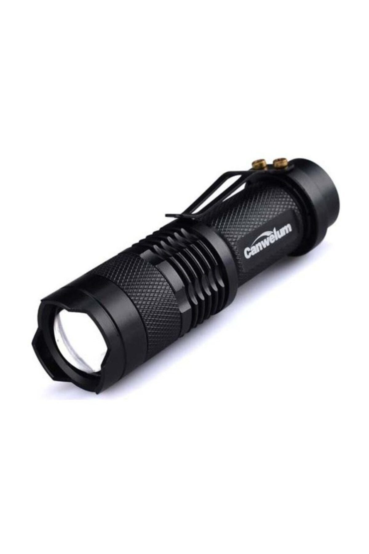 Kama Şarjlı Mini Led El Feneri Cree Led 2300 Lumens