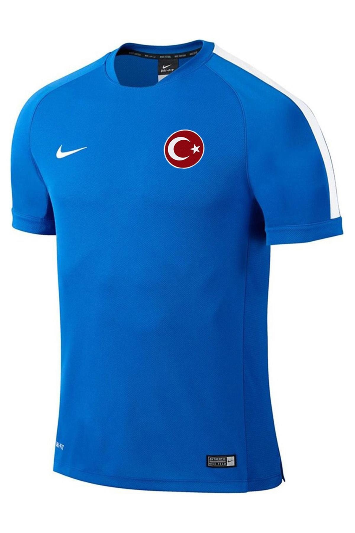 Nike Milli Takım Baskılı Tişört Mavi 644665-463