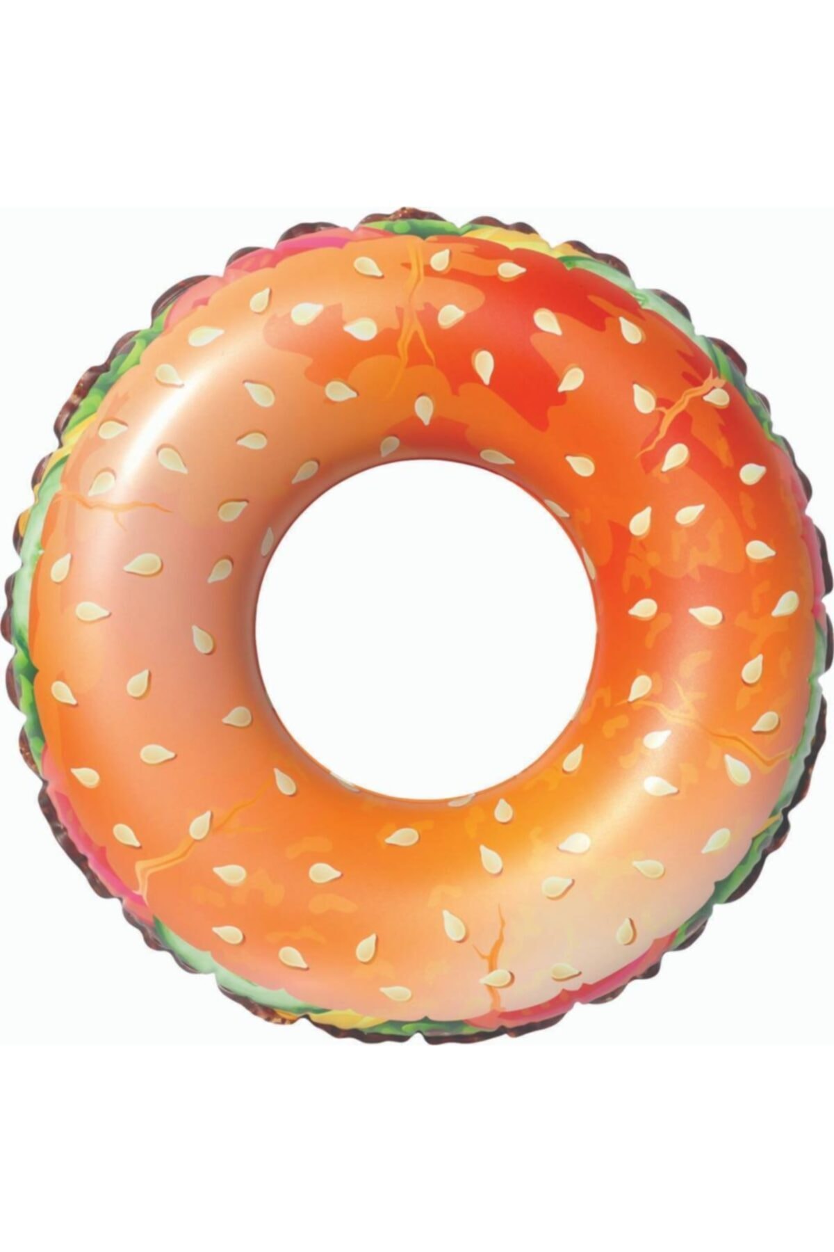 MağazanYanında Oyuncak Hamburger Şekilli Şişme Yüzme Simit 90 cm 8656