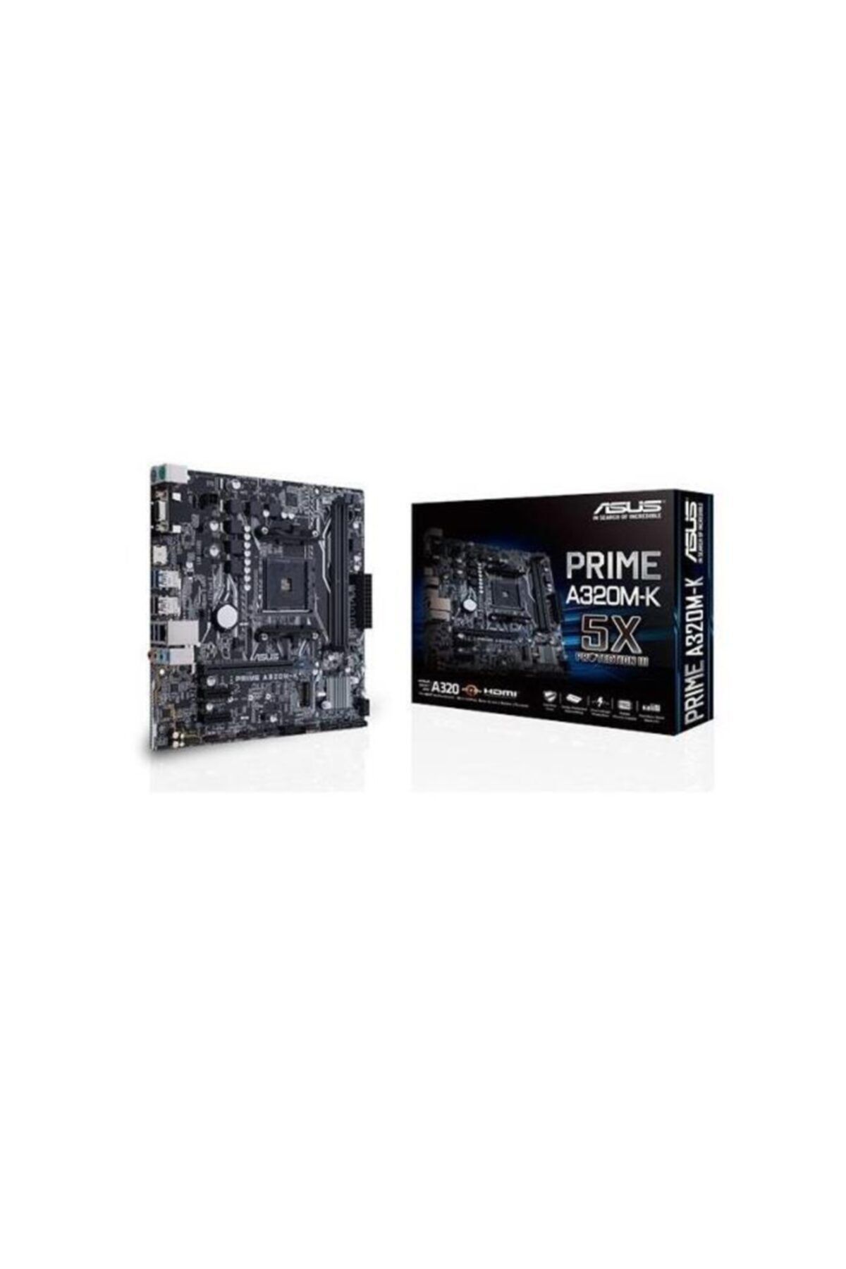 ASUS Prıme A320m-k Ddr4 3200mhz 1xhdmı 1xm.2 Usb 3.1 Matx Am4