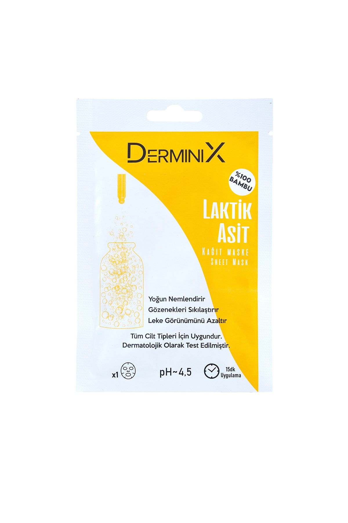 Derminix Laktik Asit Kağıt Maske