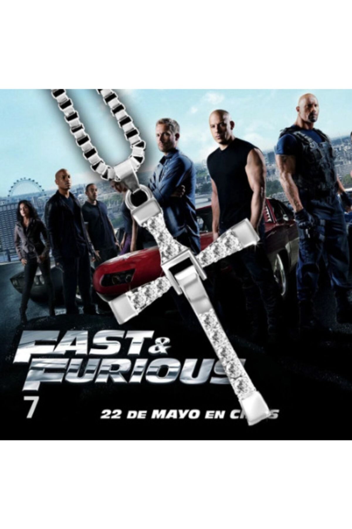 Rabex Hızlı Ve Öfkeli Toretto Klasik Haç Kolye