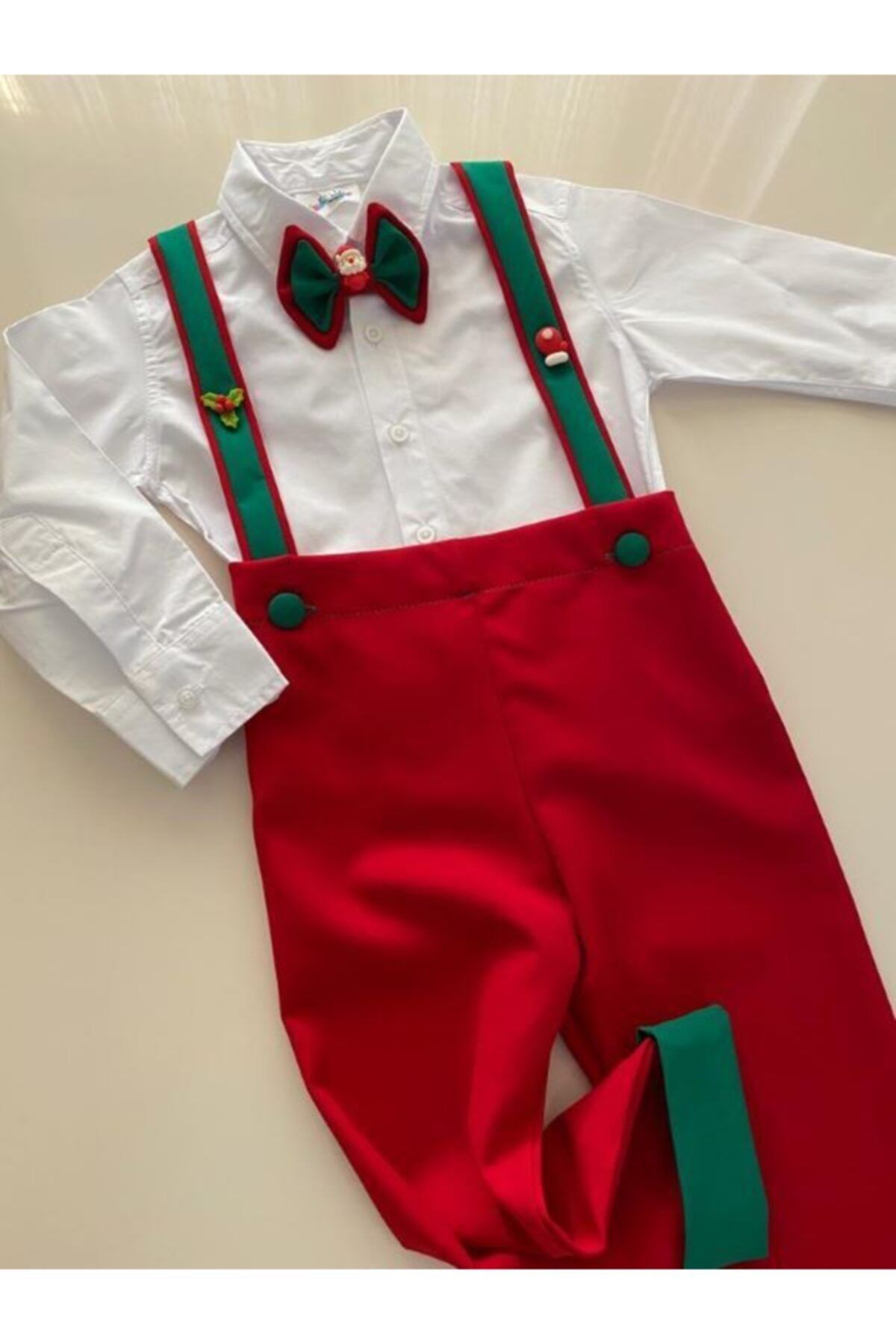 tubibebe Erkek Bebek Yılbaşı Kıyafeti - Yeniyıl Kostümü - Yılbaşı Konsepti