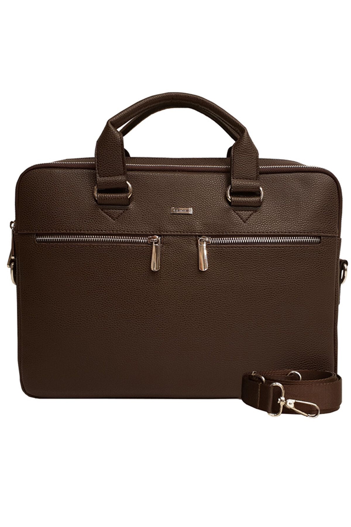 GENTE Unisex Laptop & Evrak Çantası Kahverengi Gn111899srl03