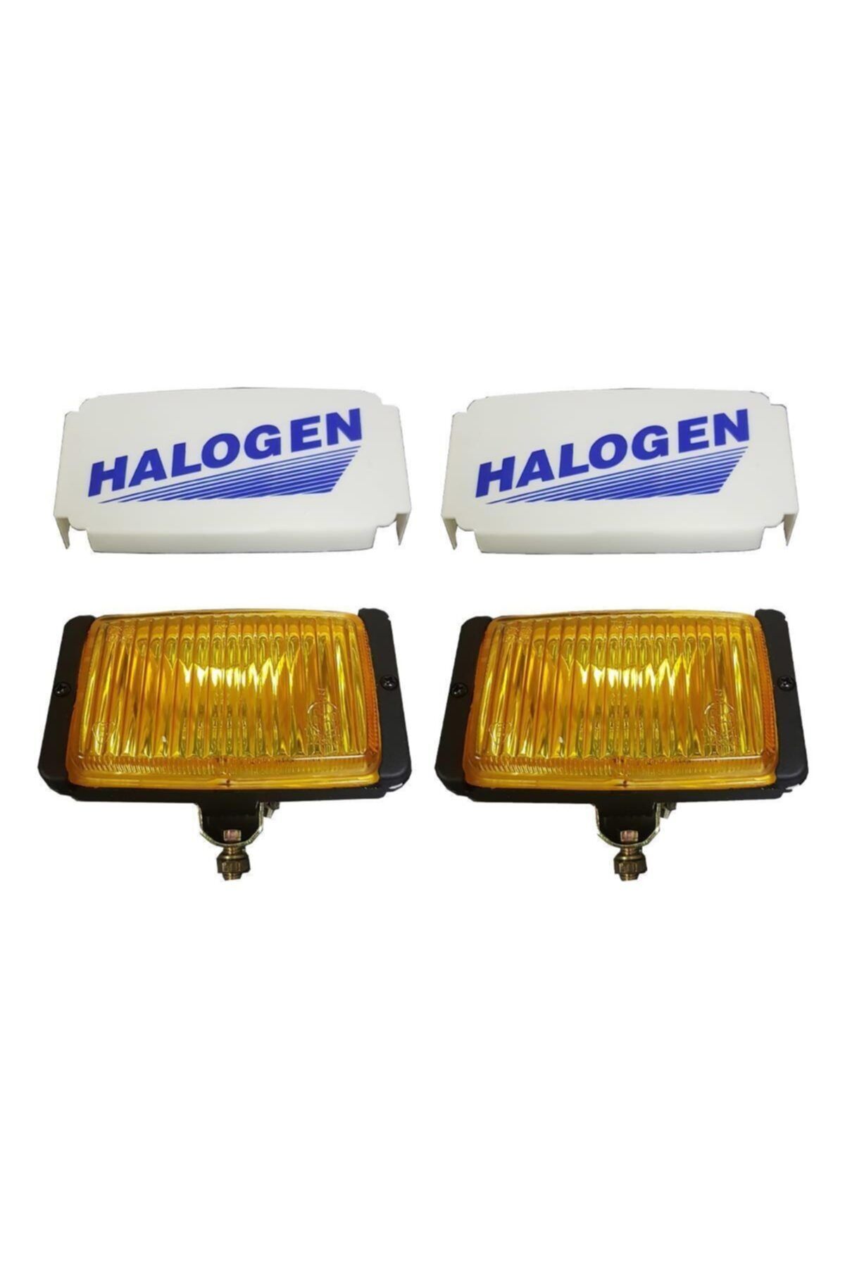 Carub Sis Lambası Sarı 12v Dikdörtgen Kapaklı 1tk 2 Ad 14 Cm X 8 Cm