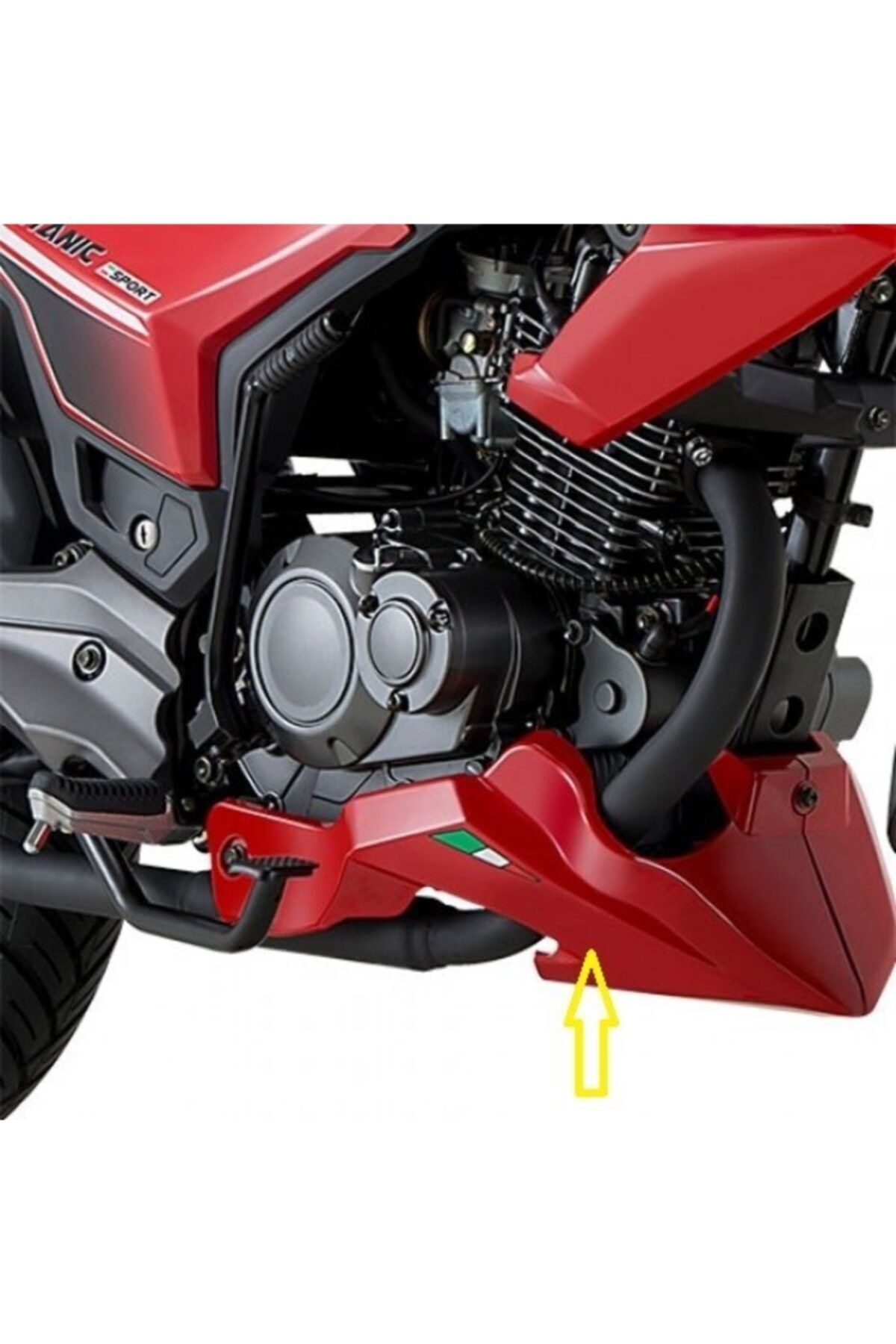RKS Titanic 150s Motor Alt Muhafaza (sakal) Kırmızı Takım