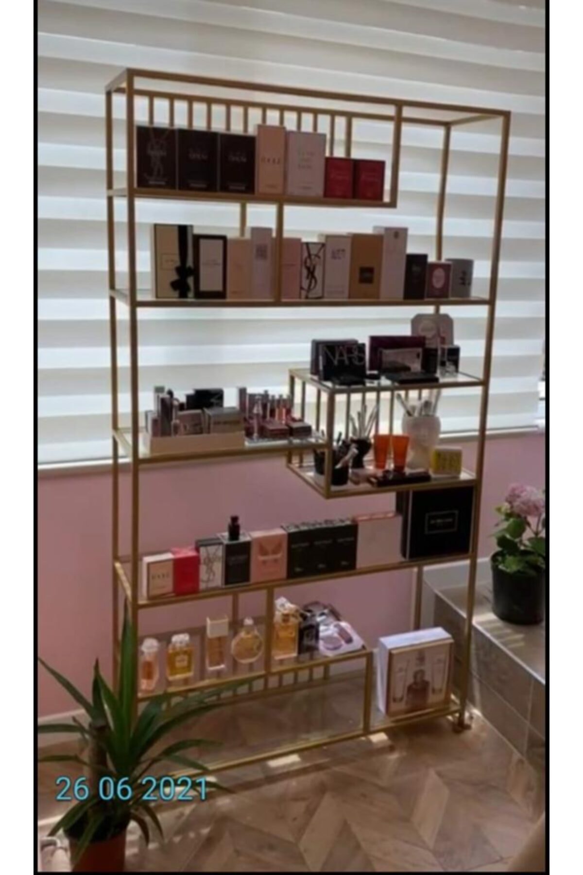 zey designer Lüks Gold Kitaplık 215215615