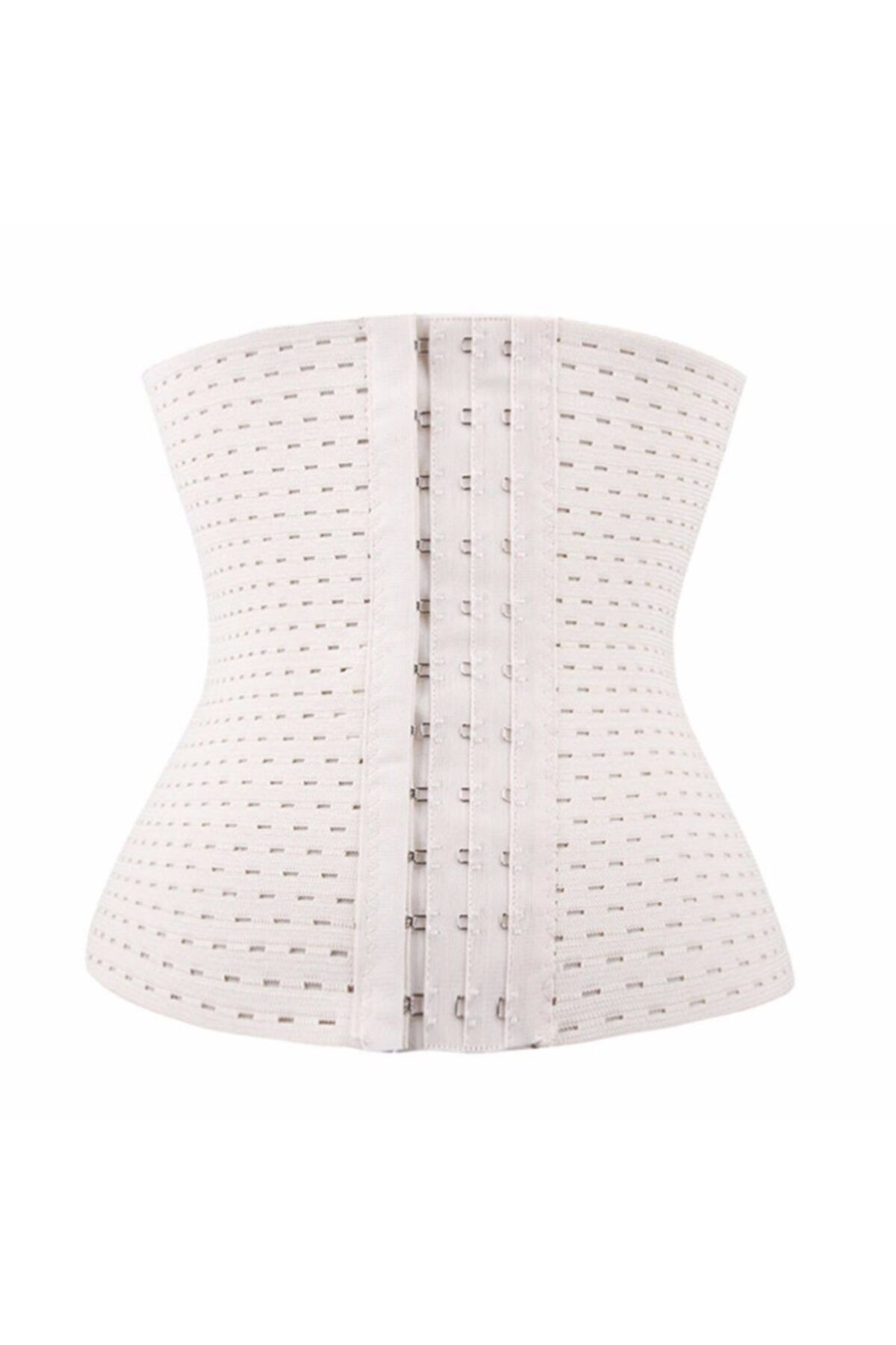 Aksh Korse Waist Training Trainer Korsesi Doğum Sonrası Bel Ve Sırt Eğitme Çelik Balen Destekli