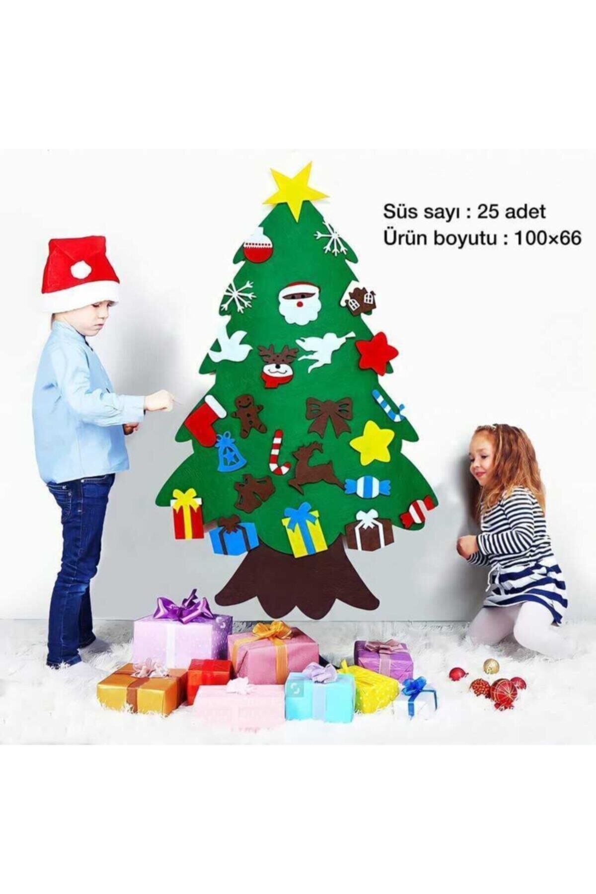 dreamtify Çam Ağacı Çocuklar Için Eğitici Oyun Çocuklar Için Eğitici Ve Öğretici Keçe Yılbaşı Ağacı