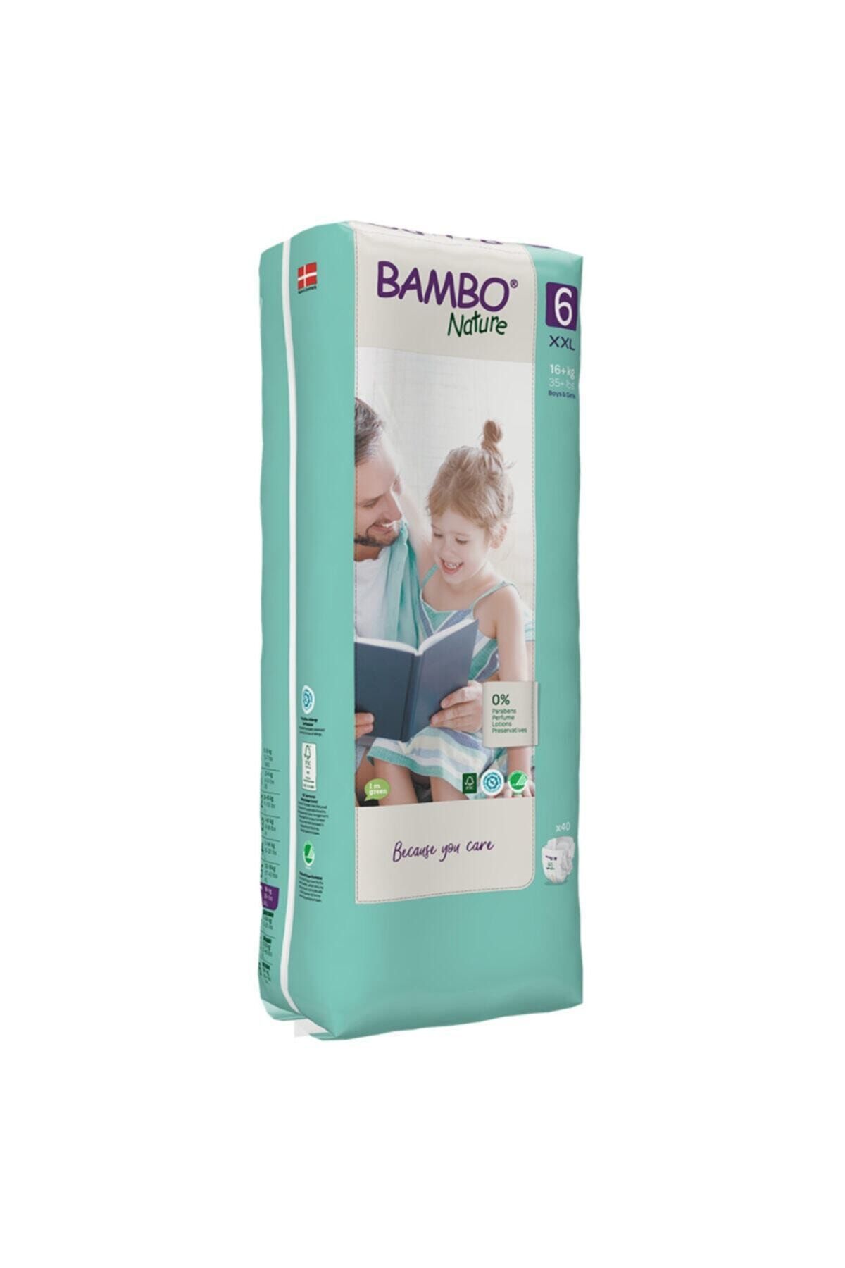 Bambo Nature No:6 Xl 16-30kg Tallpack 40adet