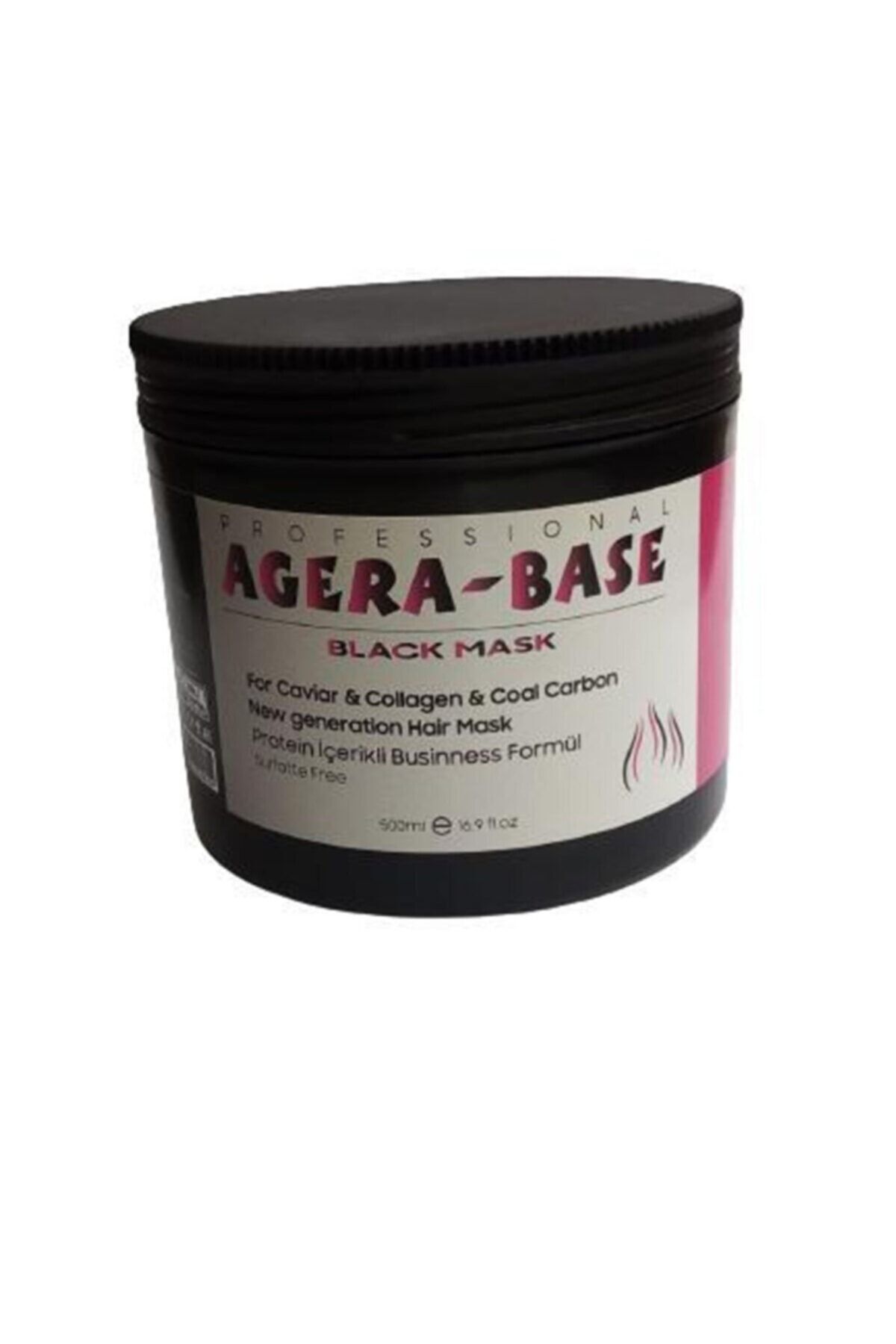 agera base Havyar Kömür Karbon Ve Collagen Içerikli Siyah Maske 500 Ml