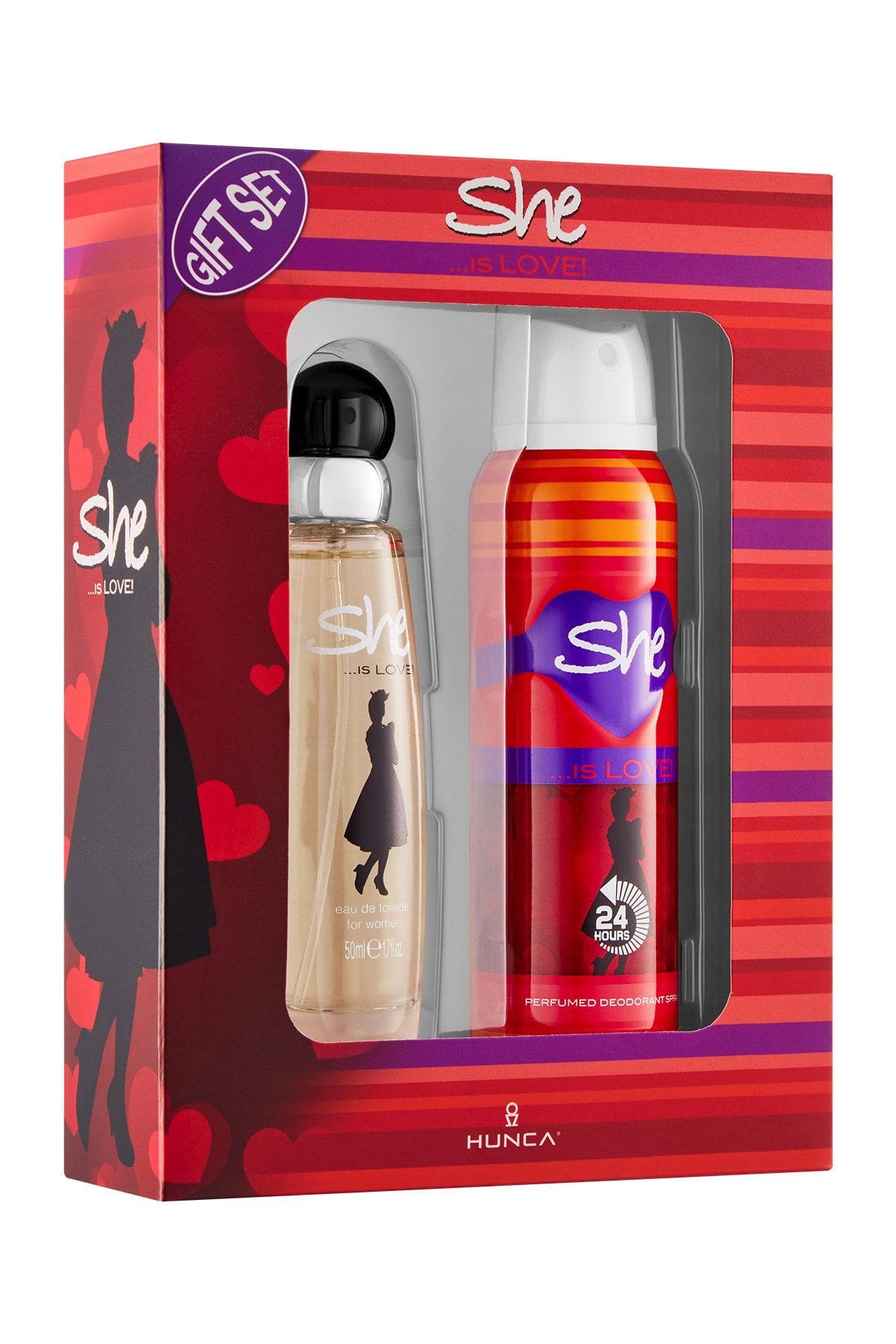 She Is Love Kadın Parfüm Edt 50 ml  150 ml Deodorant