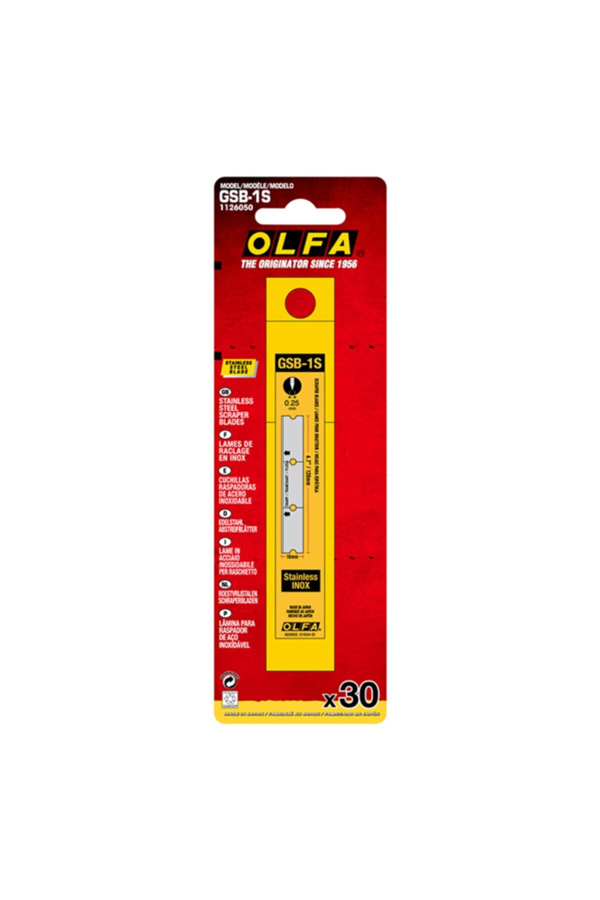 Olfa Gsb-1s Kazıma Bıçağı Yedeği