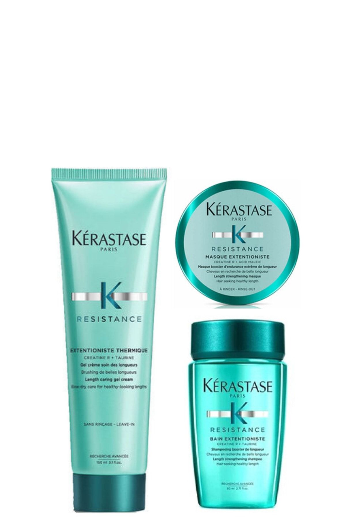 Kerastase Resistance Extentioniste Thermique Krem 150ml + Extentioniste Şampuan 80ml +Extentioniste Maske 75ml