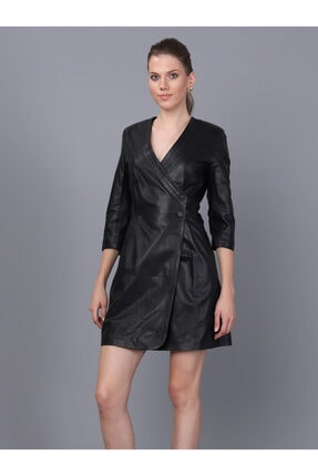 Kadın Siyah Elbise Image 0