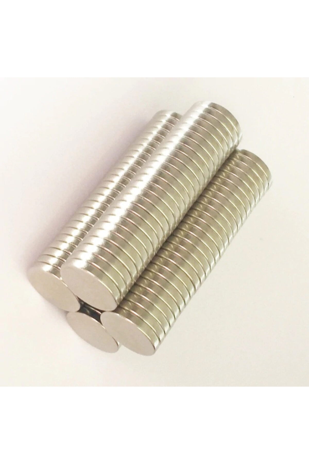Mıknatıs Market 100 Adet 10x1,5 mm Yuvarlak Güçlü Neodyum Mıknatıs
