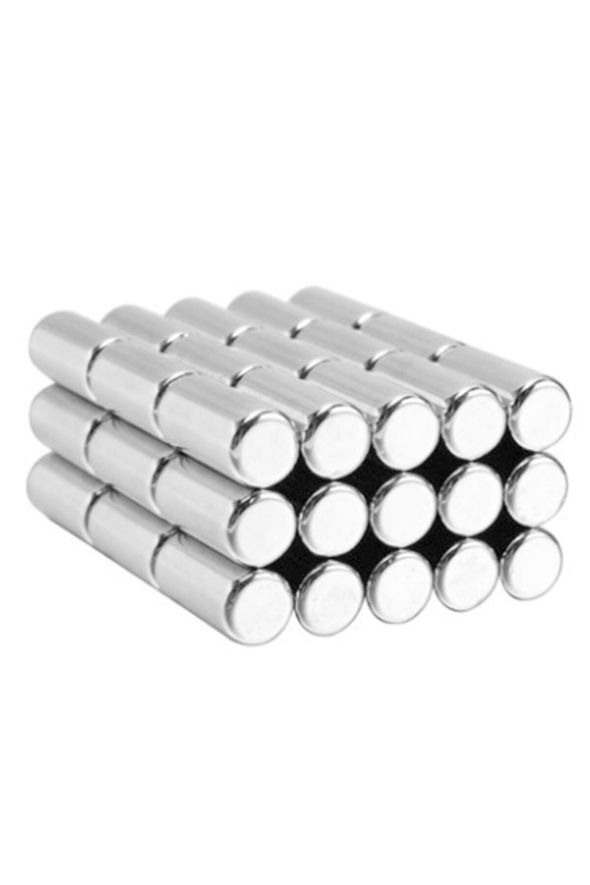 Mıknatıs Market 8 Adet 10x20 Mm Yuvarlak Güçlü Neodyum Mıknatıs (çap 10 Mm Kalınlık 20 Mm)