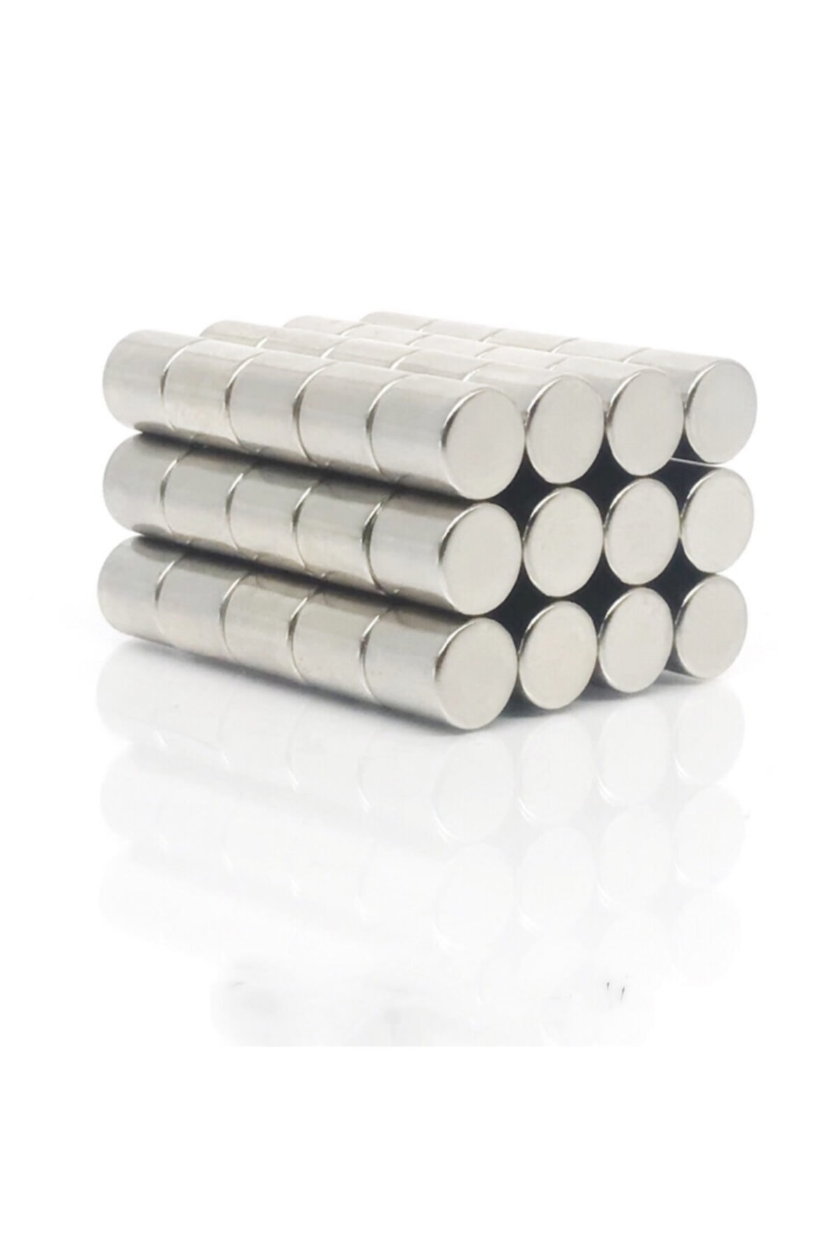 Mıknatıs Market 20 Adet 10x10 Mm Yuvarlak Güçlü Neodyum Mıknatıs