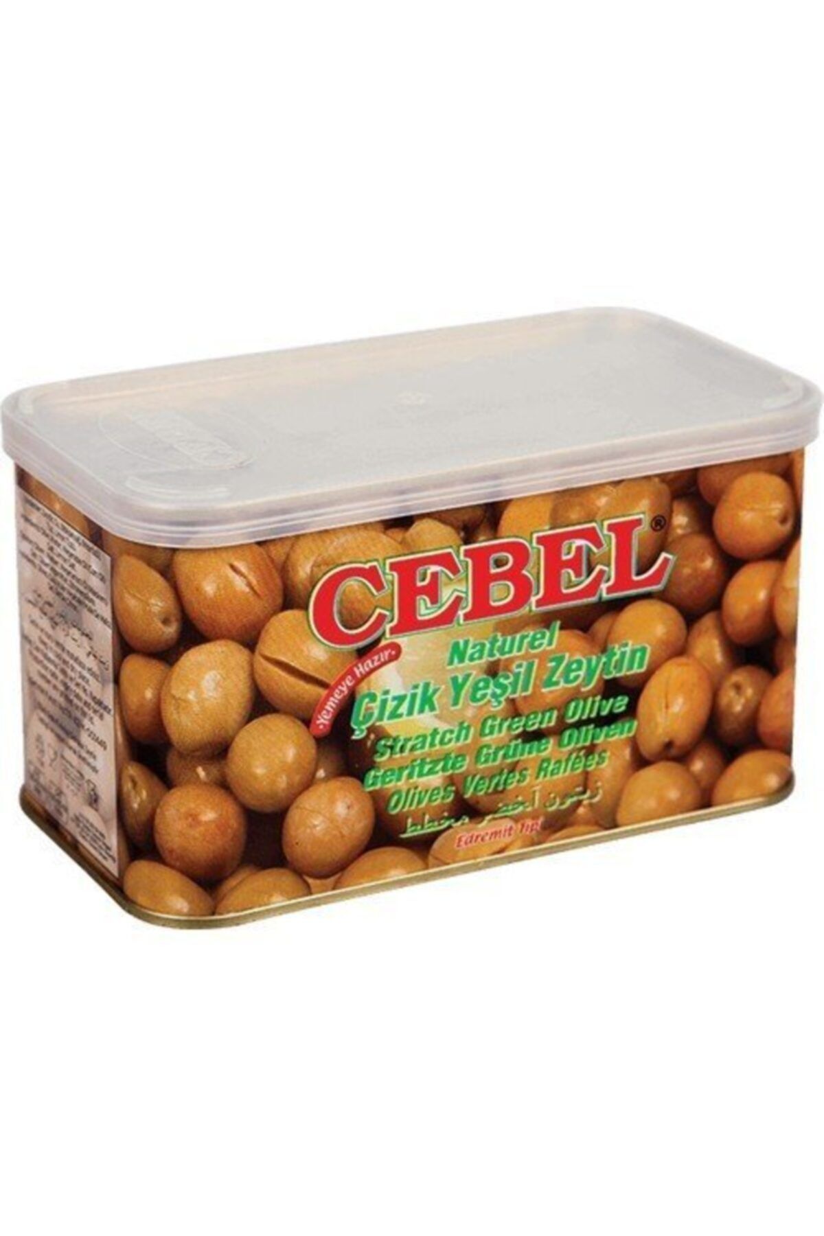 Cebel Çizik Yeşil Zeytin Teneke 700 gr